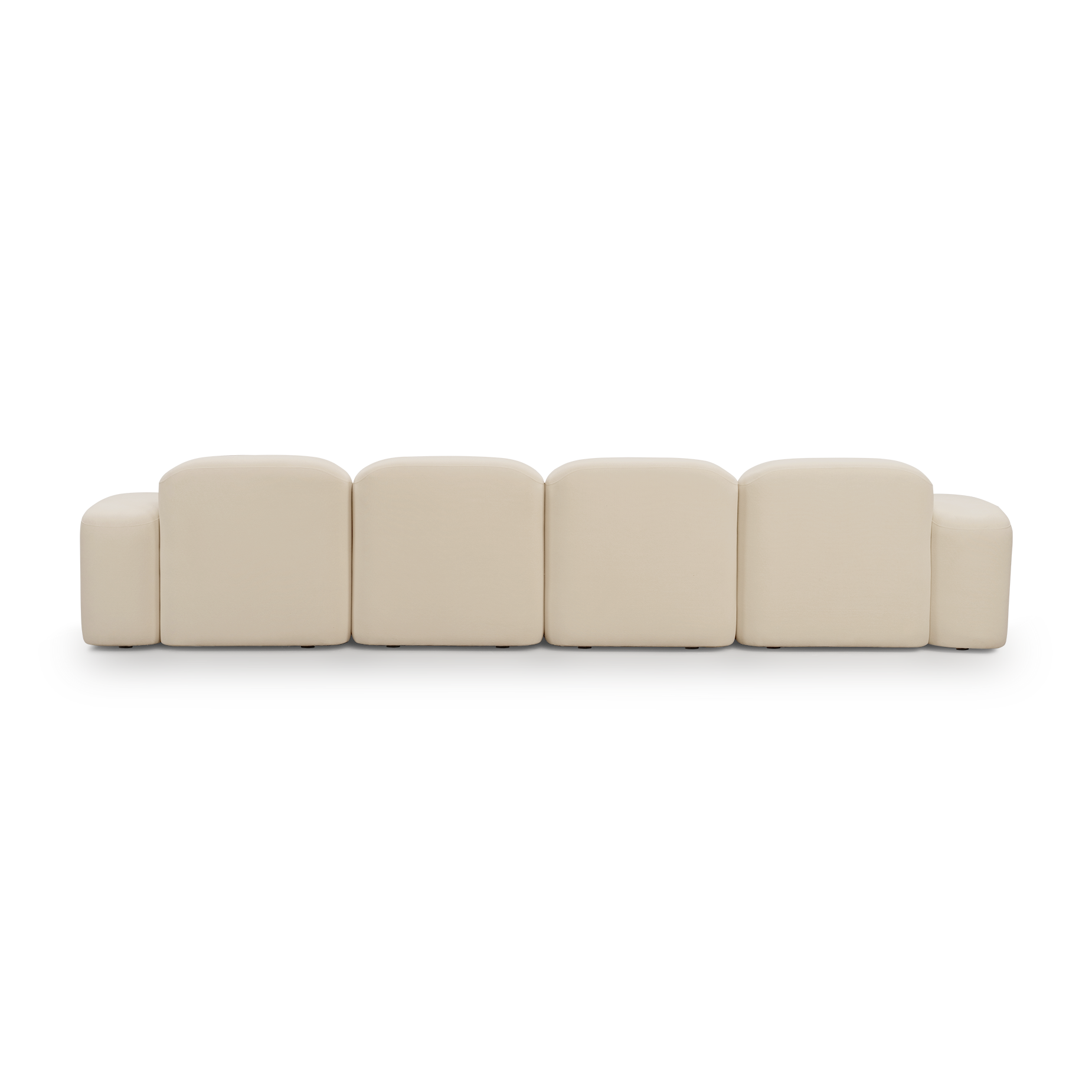 Muse 4 Seat LAF Chaise Sofa - [ Cabarita Natural ]