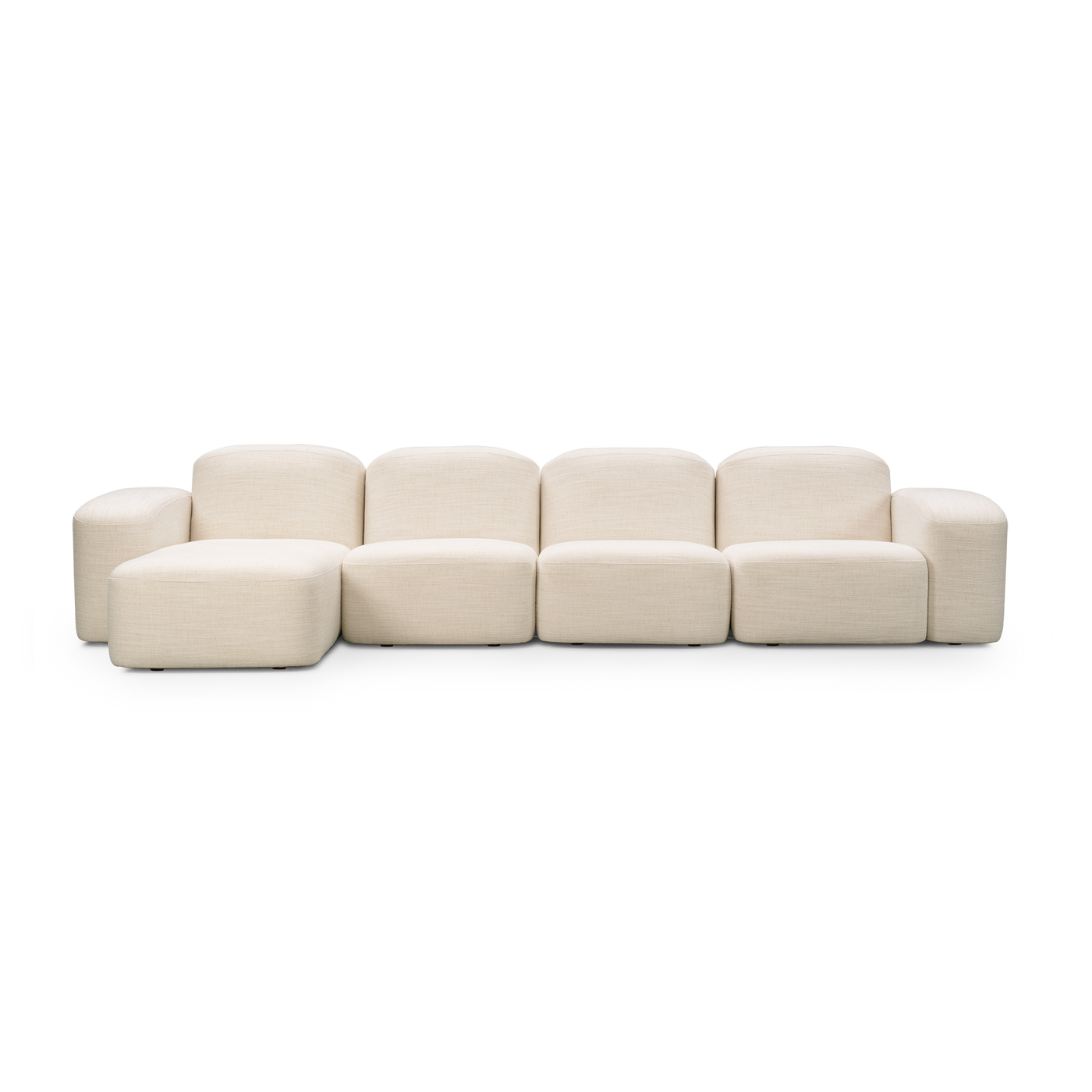 Muse 4 Seat LAF Chaise Sofa - [ Hyams Sable ]