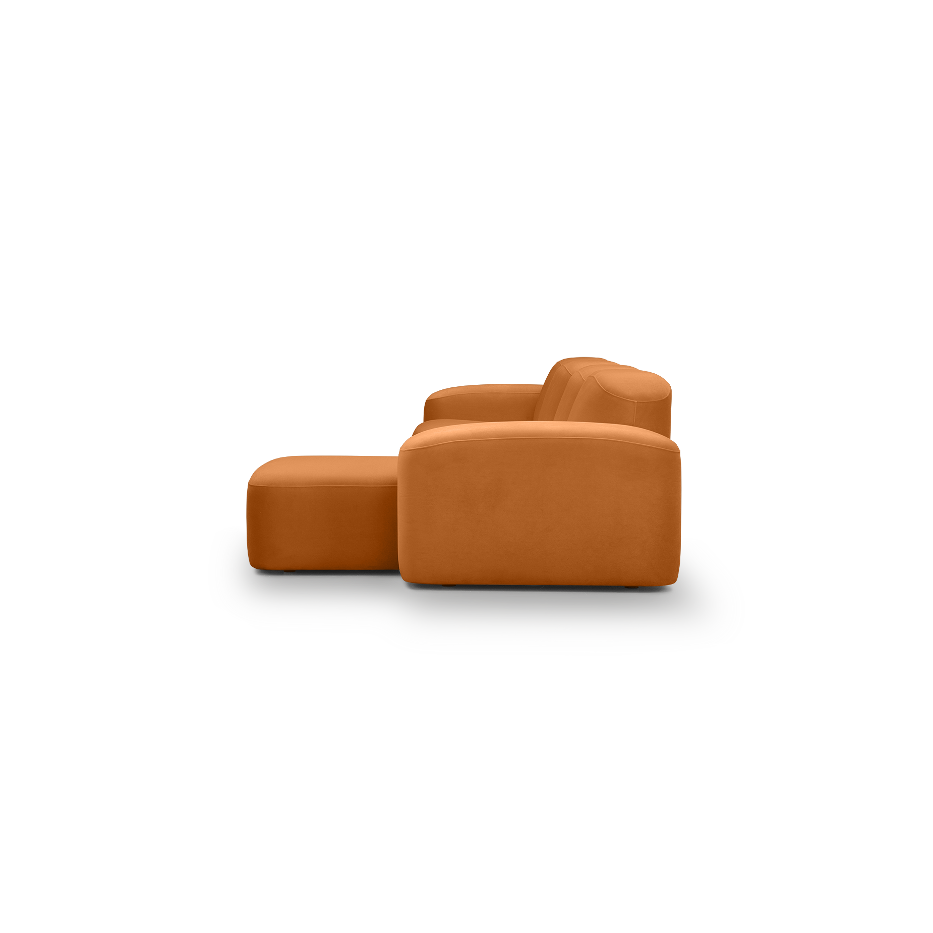 Muse 4 Seat RAF Chaise Sofa - [ Malibu Caramel ]