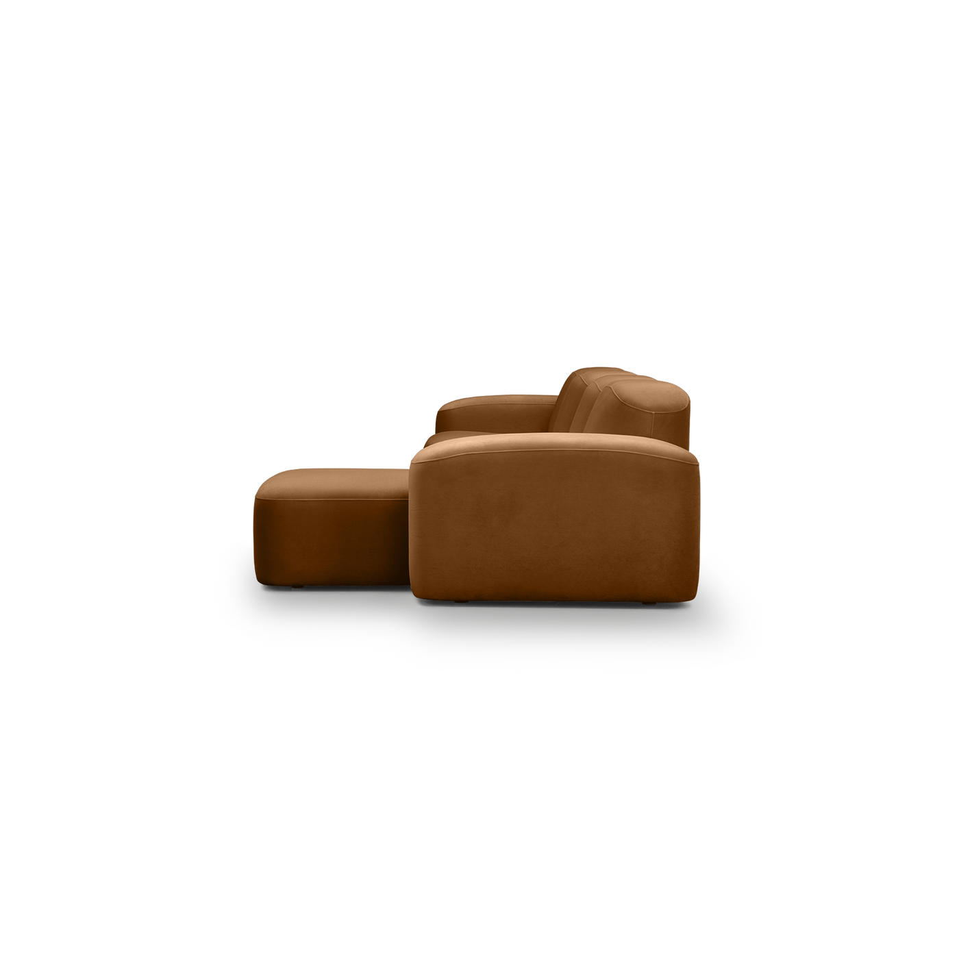 Muse 4 Seat RAF Chaise Sofa - [ Malibu Cognac ]