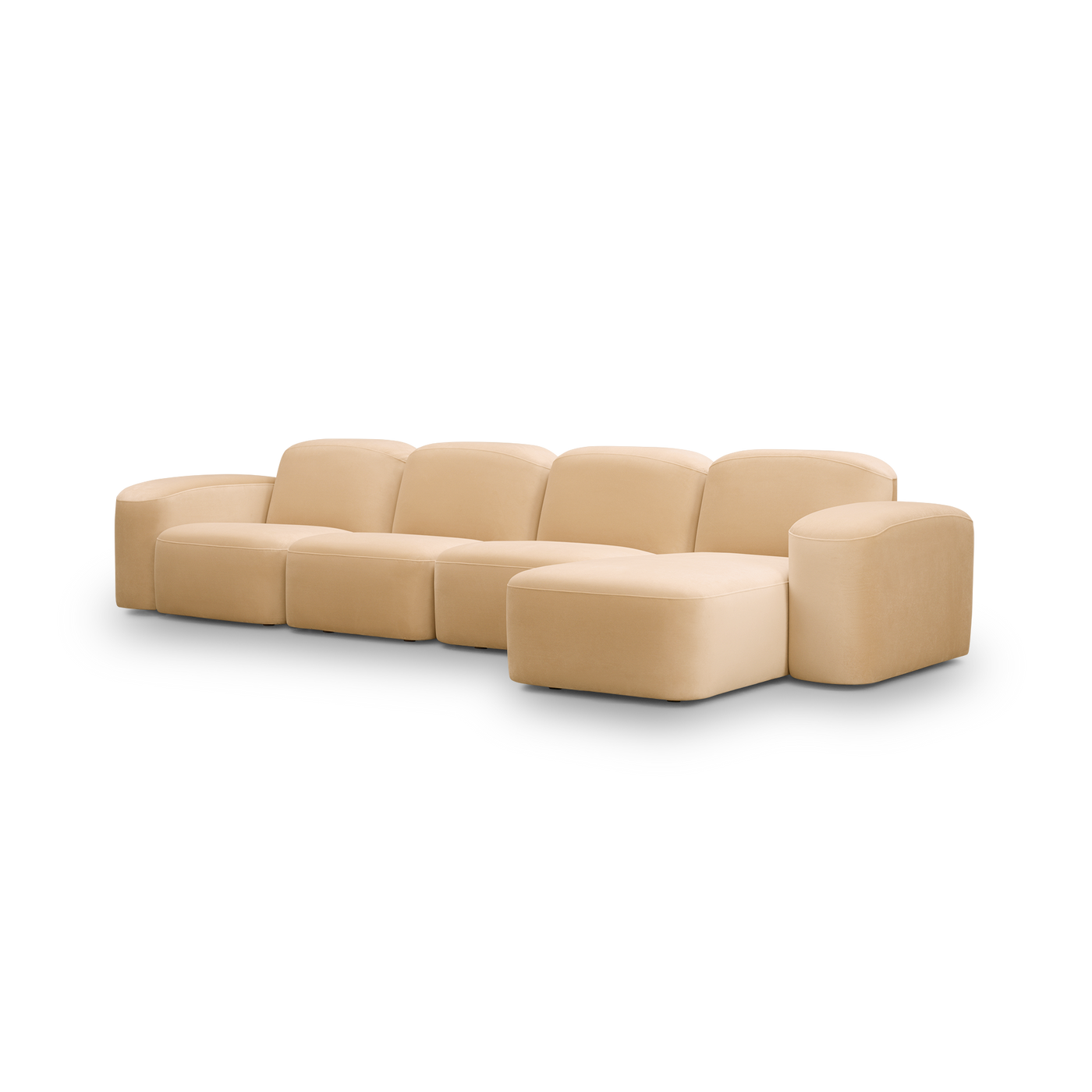 Muse 4 Seat RAF Chaise Sofa - [ Malibu Dune ]