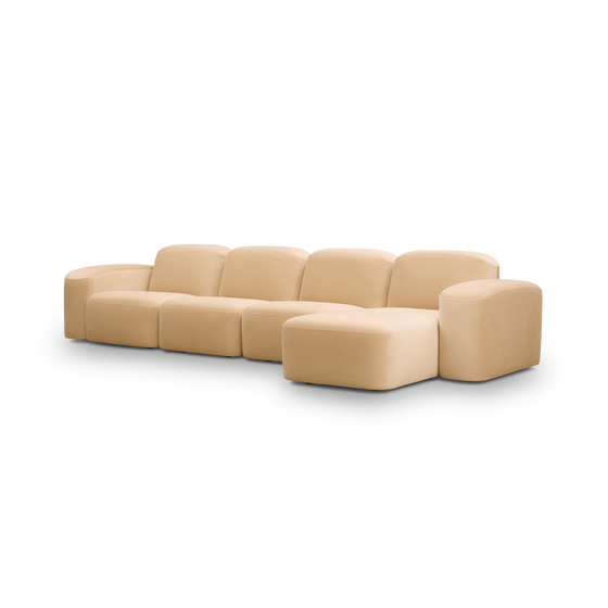 Muse 4 Seat RAF Chaise Sofa - [ Malibu Dune ]