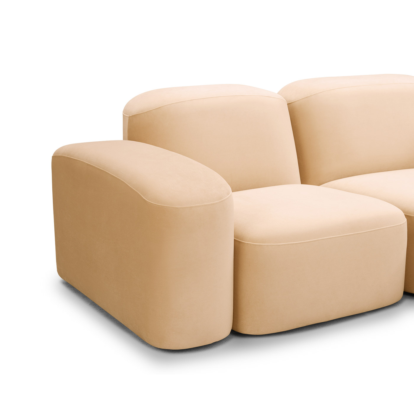 Muse 4 Seat RAF Chaise Sofa - [ Malibu Dune ]