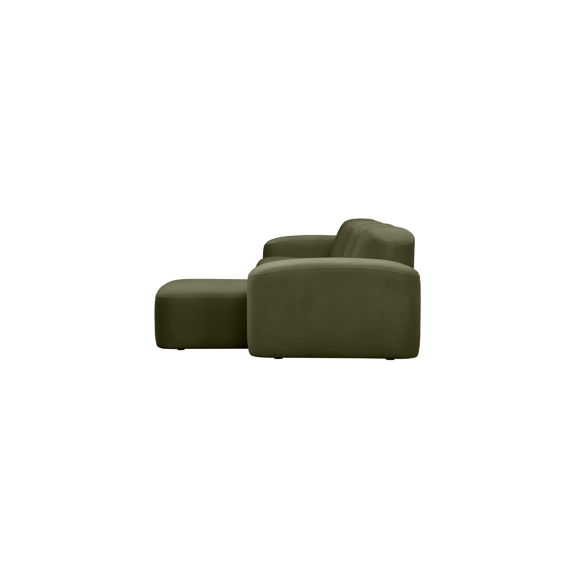 Muse 4 Seat RAF Chaise Sofa - [ Malibu Matcha ]