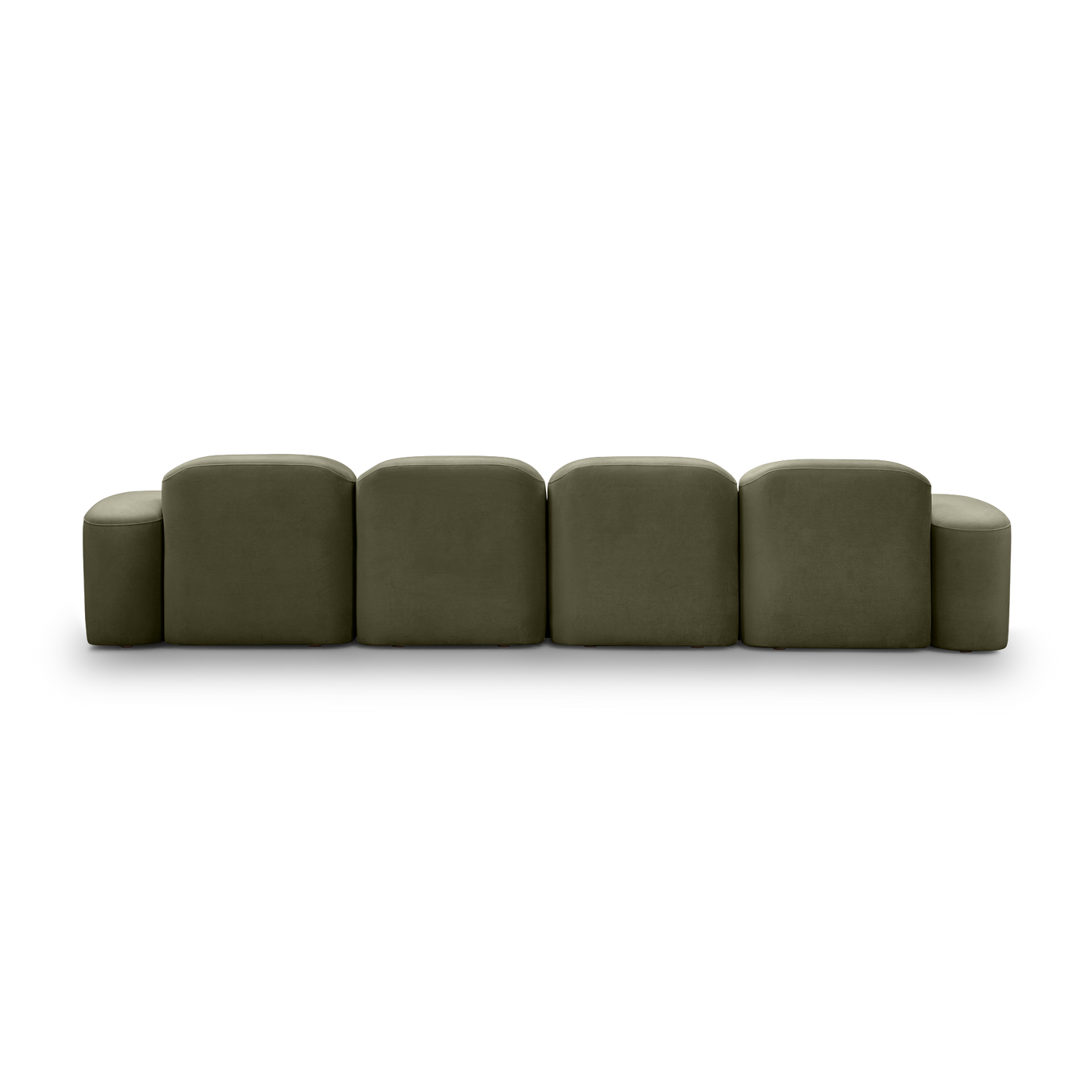 Muse 4 Seat RAF Chaise Sofa - [ Malibu Matcha ]