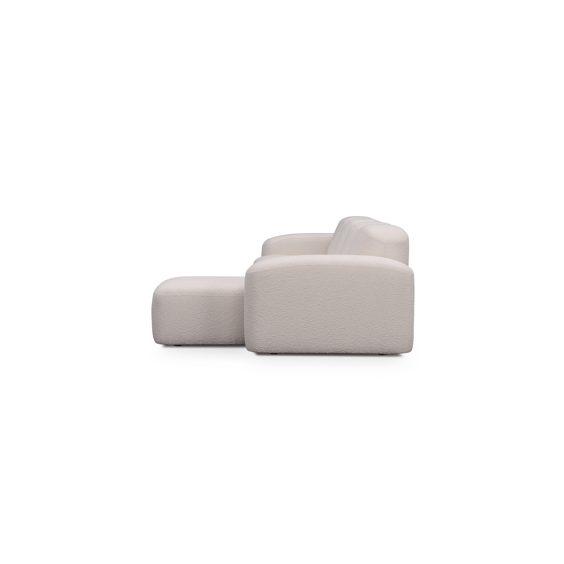 Muse 4 Seat RAF Chaise Sofa - [ Bronte La Creme ]
