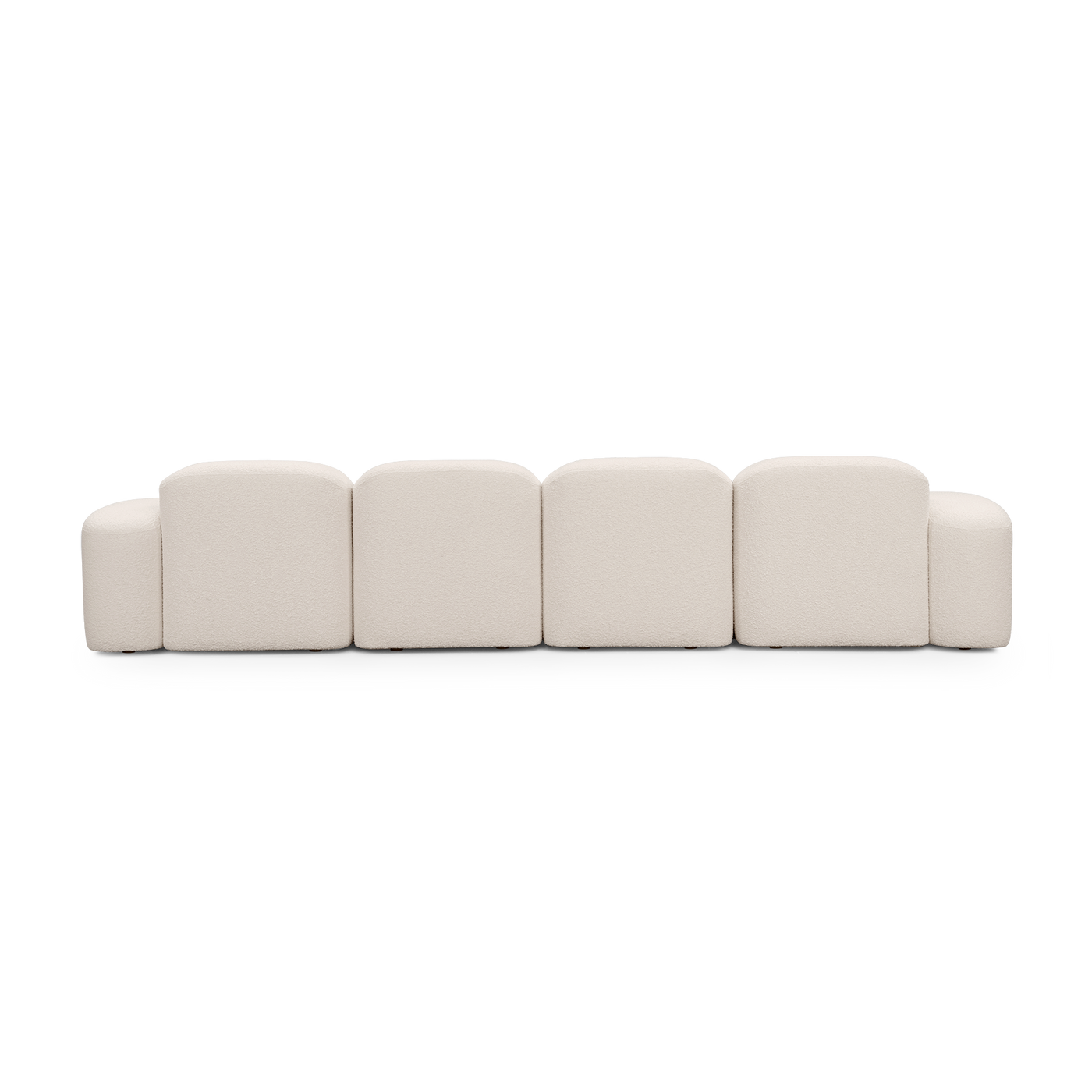 Muse 4 Seat RAF Chaise Sofa - [ Bronte Whipped Cream ]