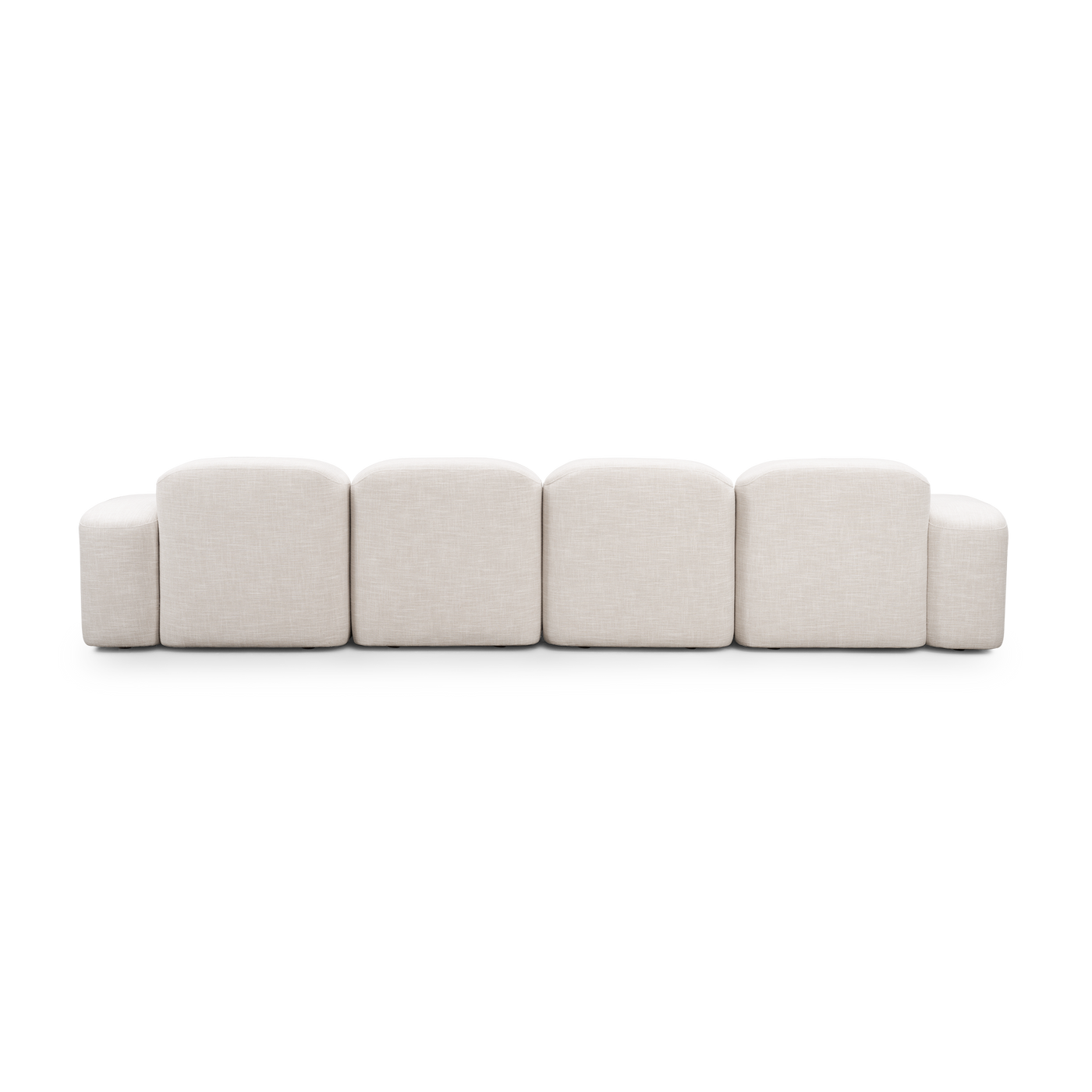 Muse 4 Seat RAF Chaise Sofa - [ Byron Oyster ]