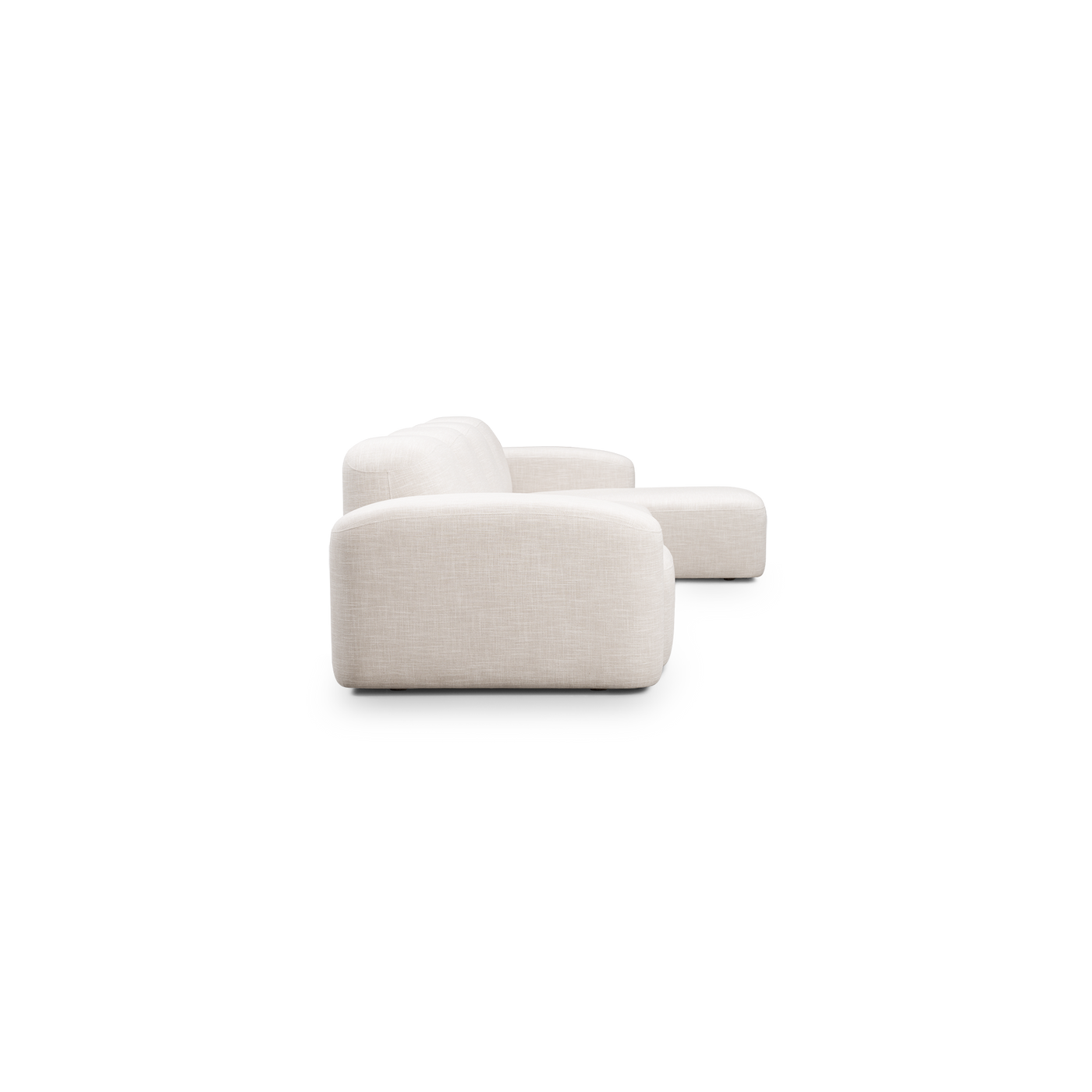 Muse 4 Seat RAF Chaise Sofa - [ Byron Oyster ]