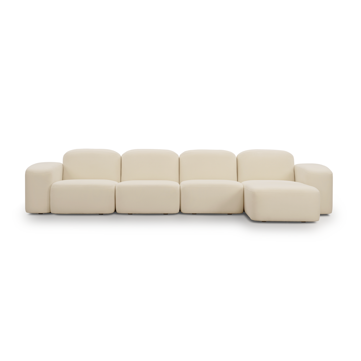 Muse 4 Seat RAF Chaise Sofa - [ Cabarita Natural ]