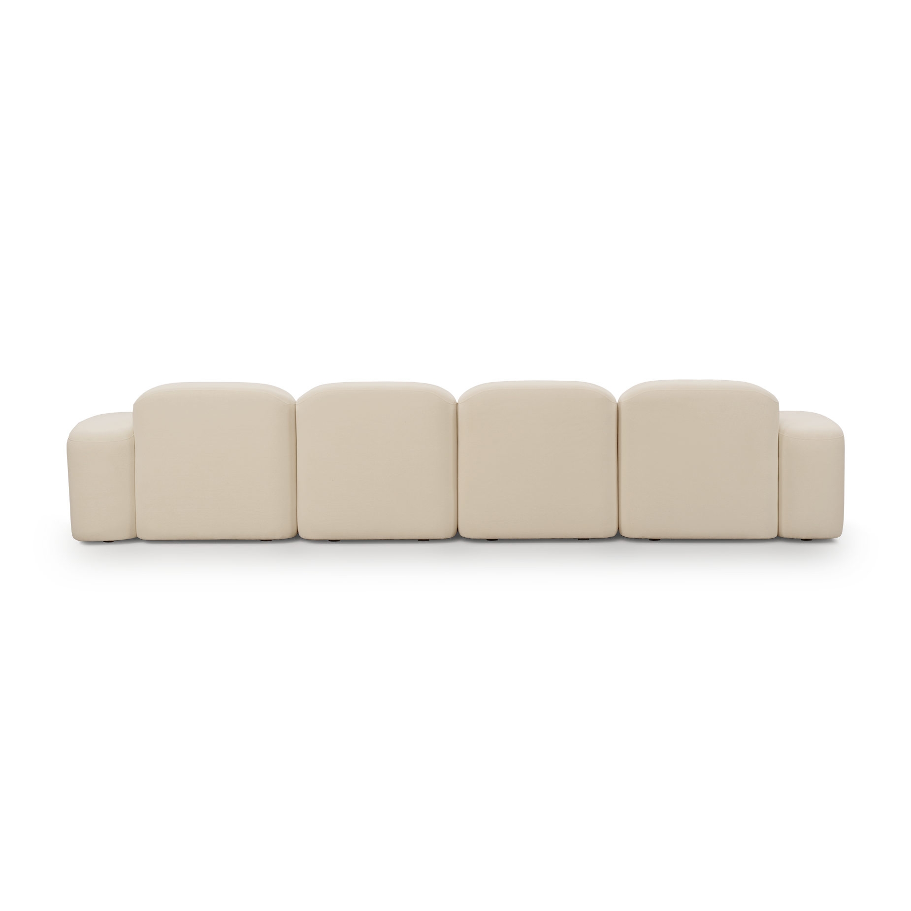 Muse 4 Seat RAF Chaise Sofa - [ Cabarita Natural ]