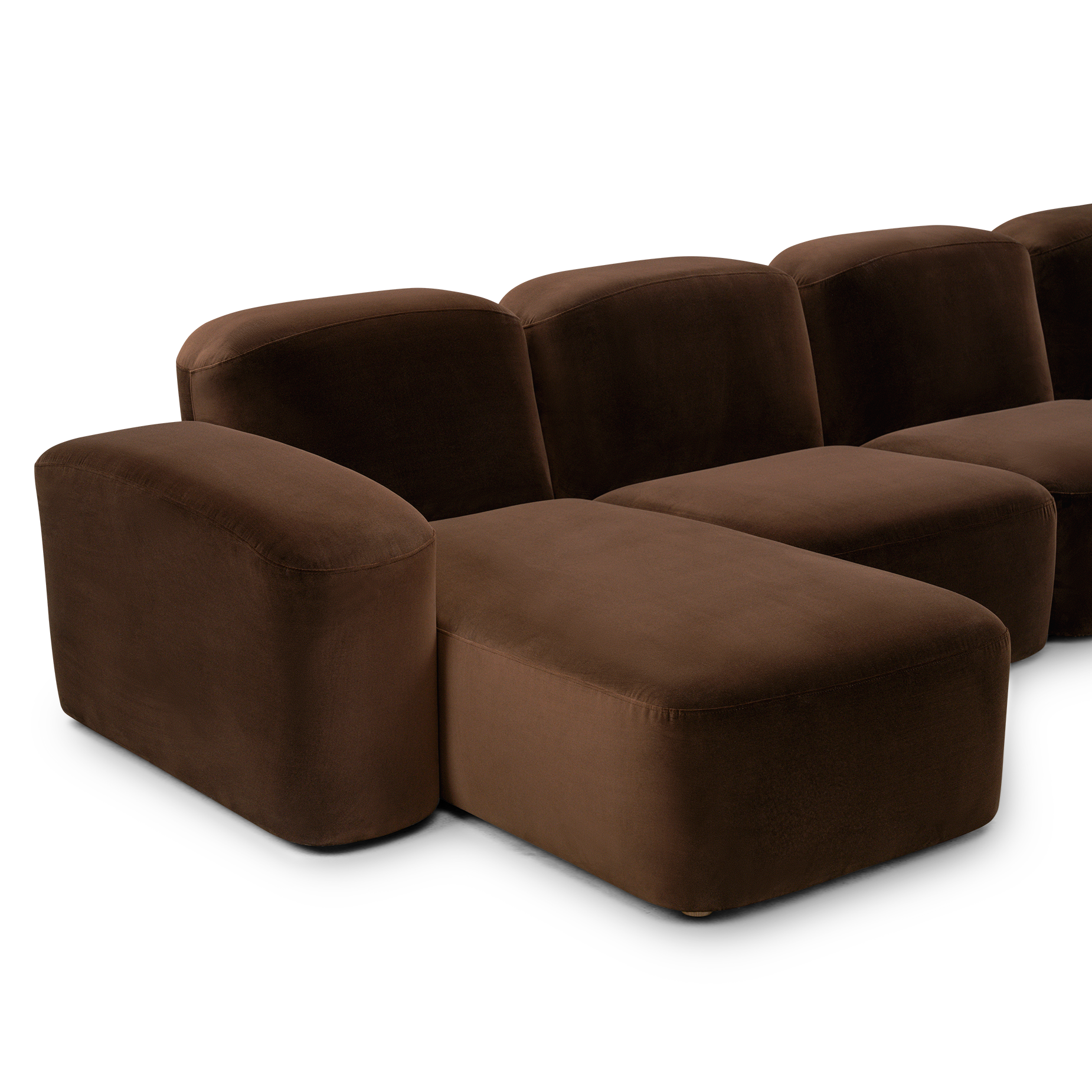 Muse 4 Seat LAF Chaise Sofa - [ Avalon Piccolo ]