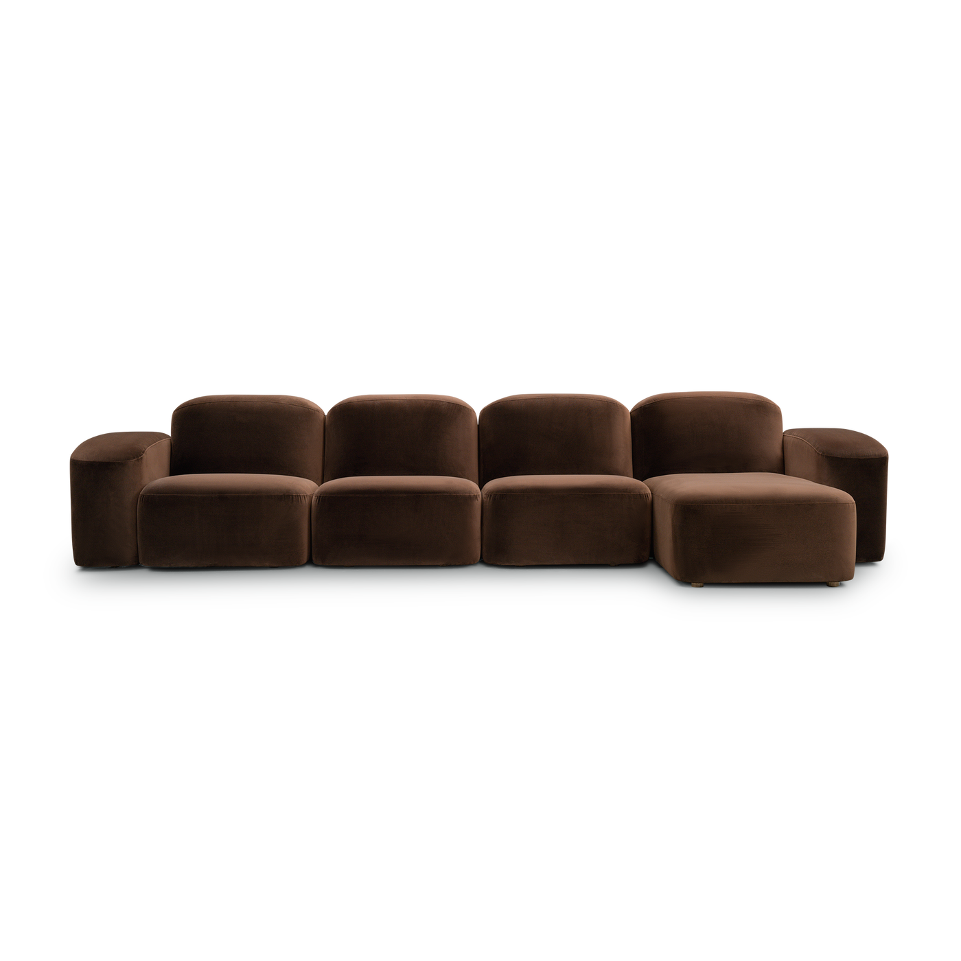 Muse 4 Seat RAF Chaise Sofa - [ Avalon Piccolo ]