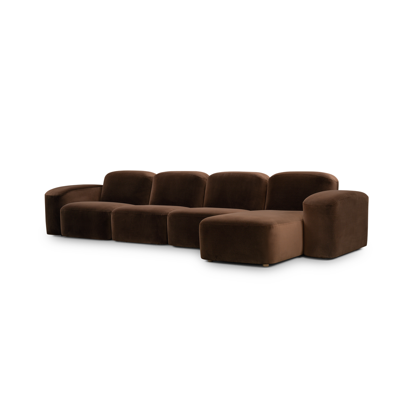 Muse 4 Seat RAF Chaise Sofa - [ Avalon Piccolo ]