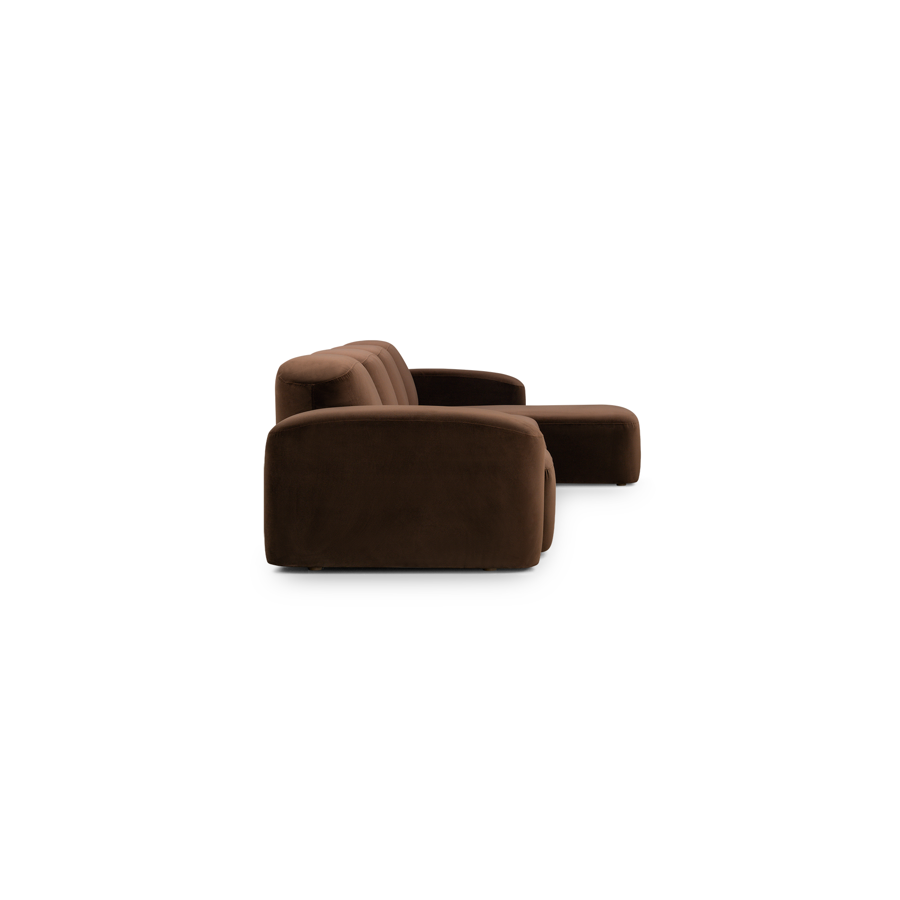 Muse 4 Seat RAF Chaise Sofa - [ Avalon Piccolo ]