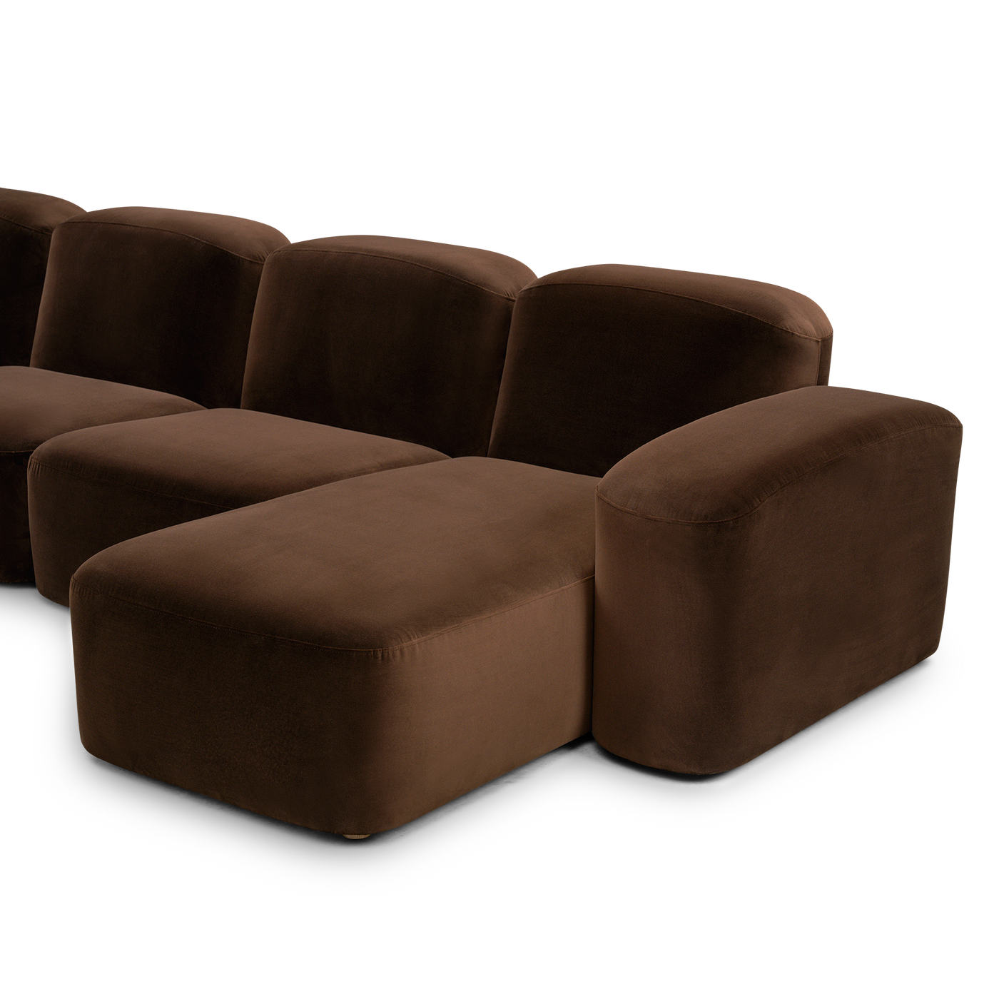 Muse 4 Seat RAF Chaise Sofa - [ Avalon Piccolo ]