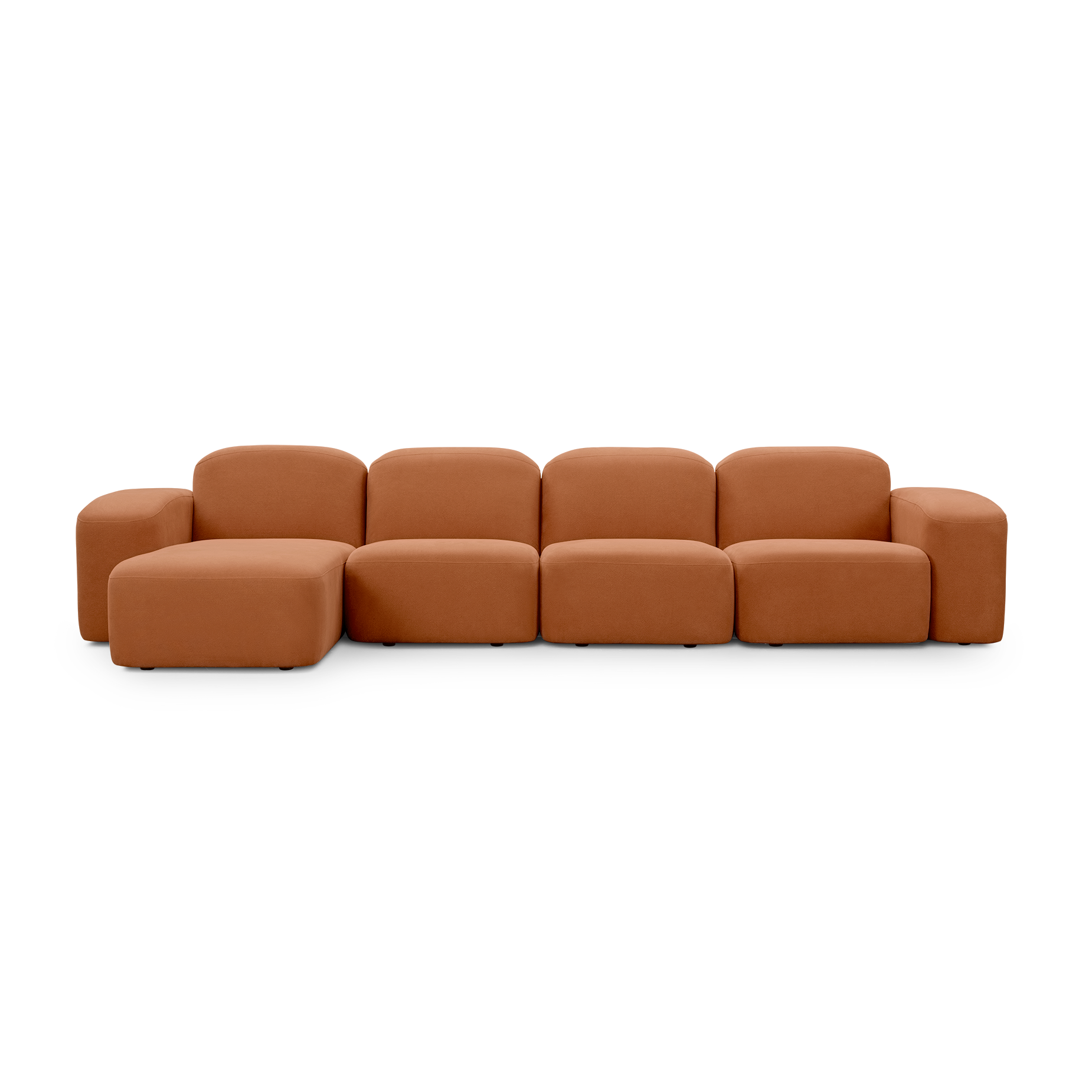 Muse 4 Seat LAF Chaise Sofa - [ Cabarita Hazel ]