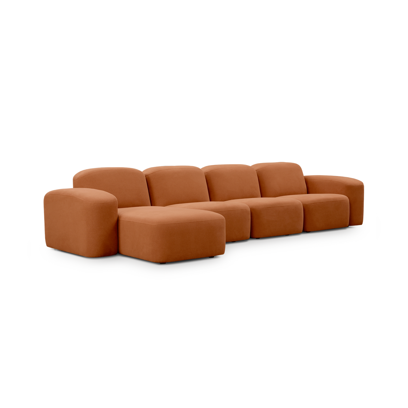 Muse 4 Seat LAF Chaise Sofa - [ Cabarita Hazel ]