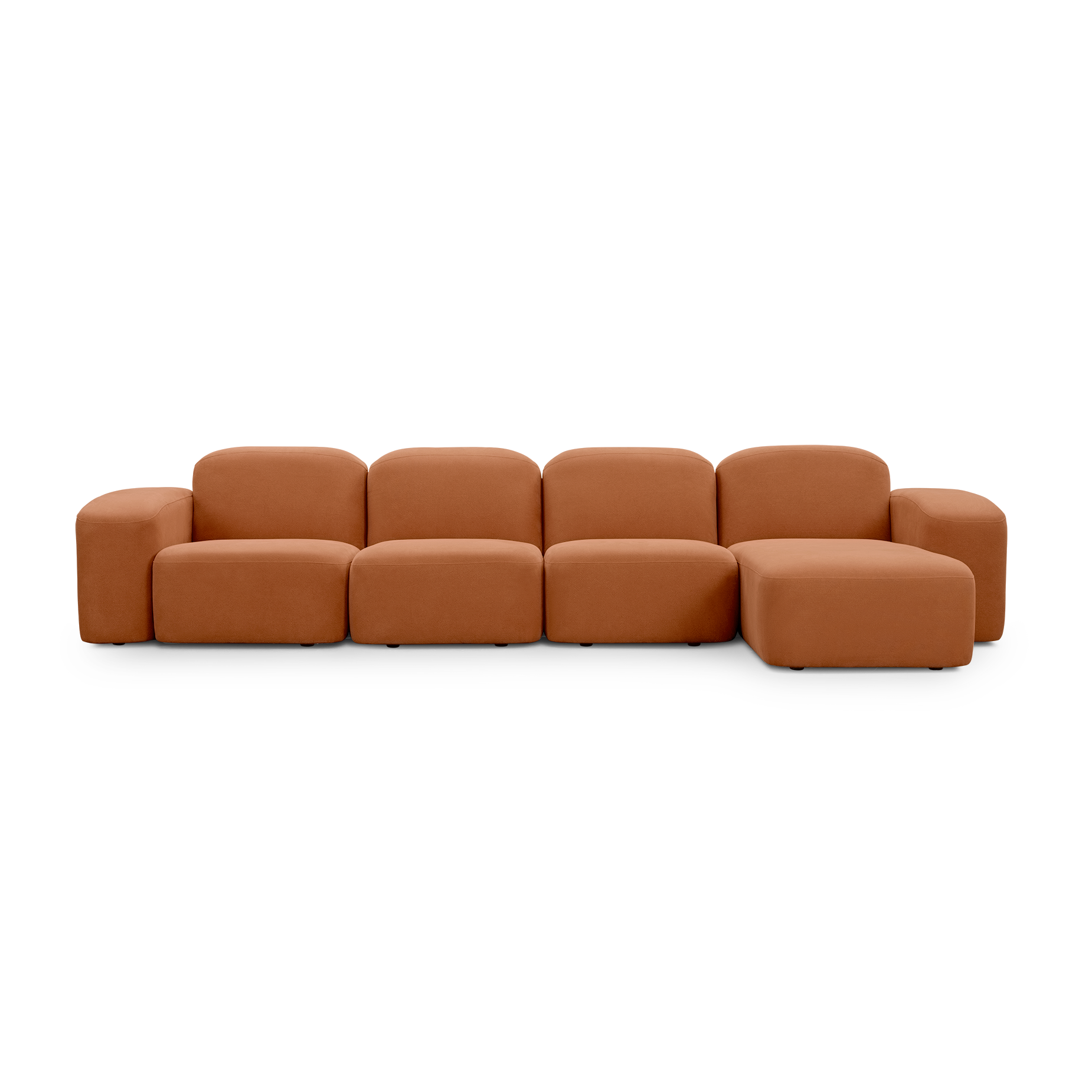 Muse 4 Seat RAF Chaise Sofa - [ Cabarita Hazel ]