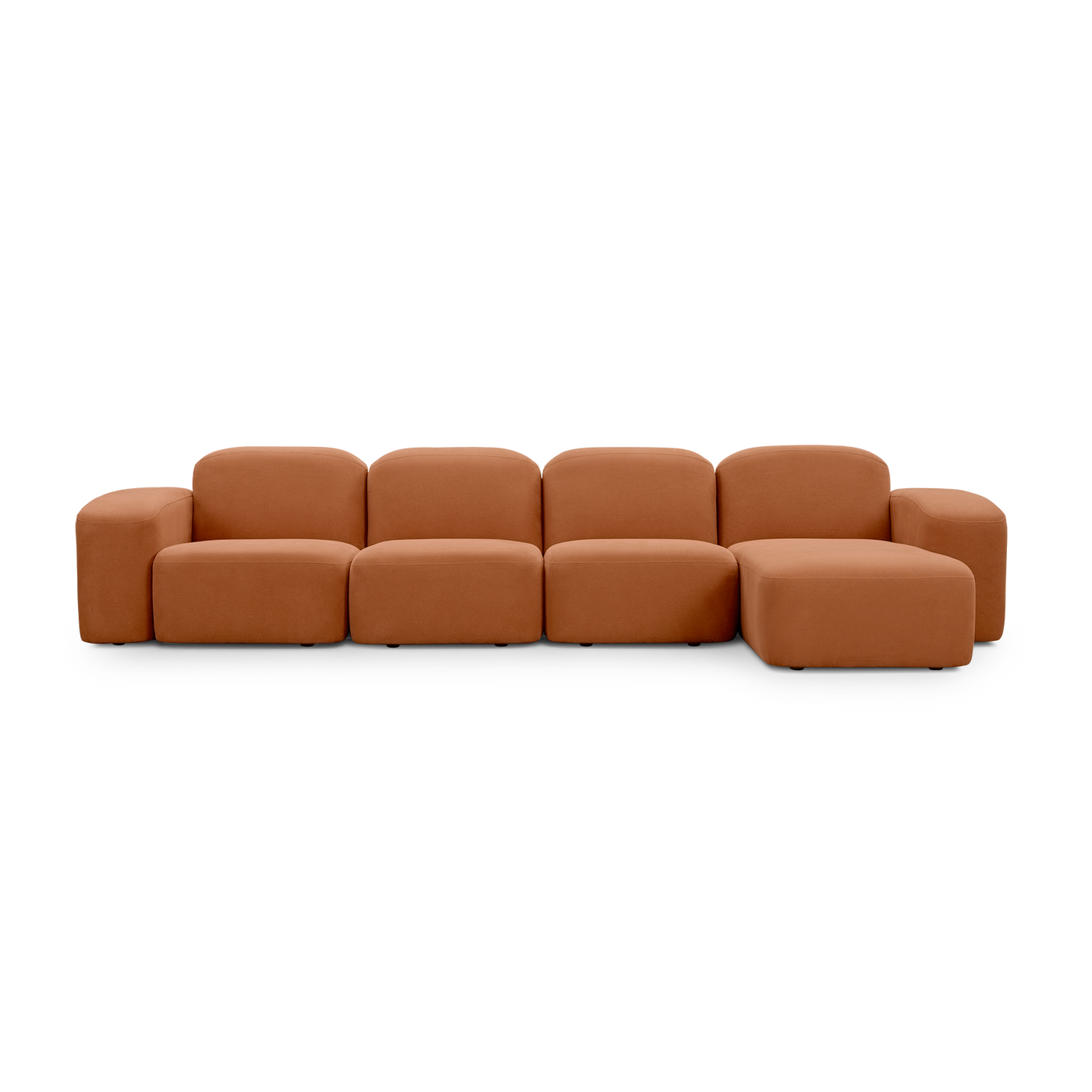 Muse 4 Seat RAF Chaise Sofa - [ Cabarita Hazel ]
