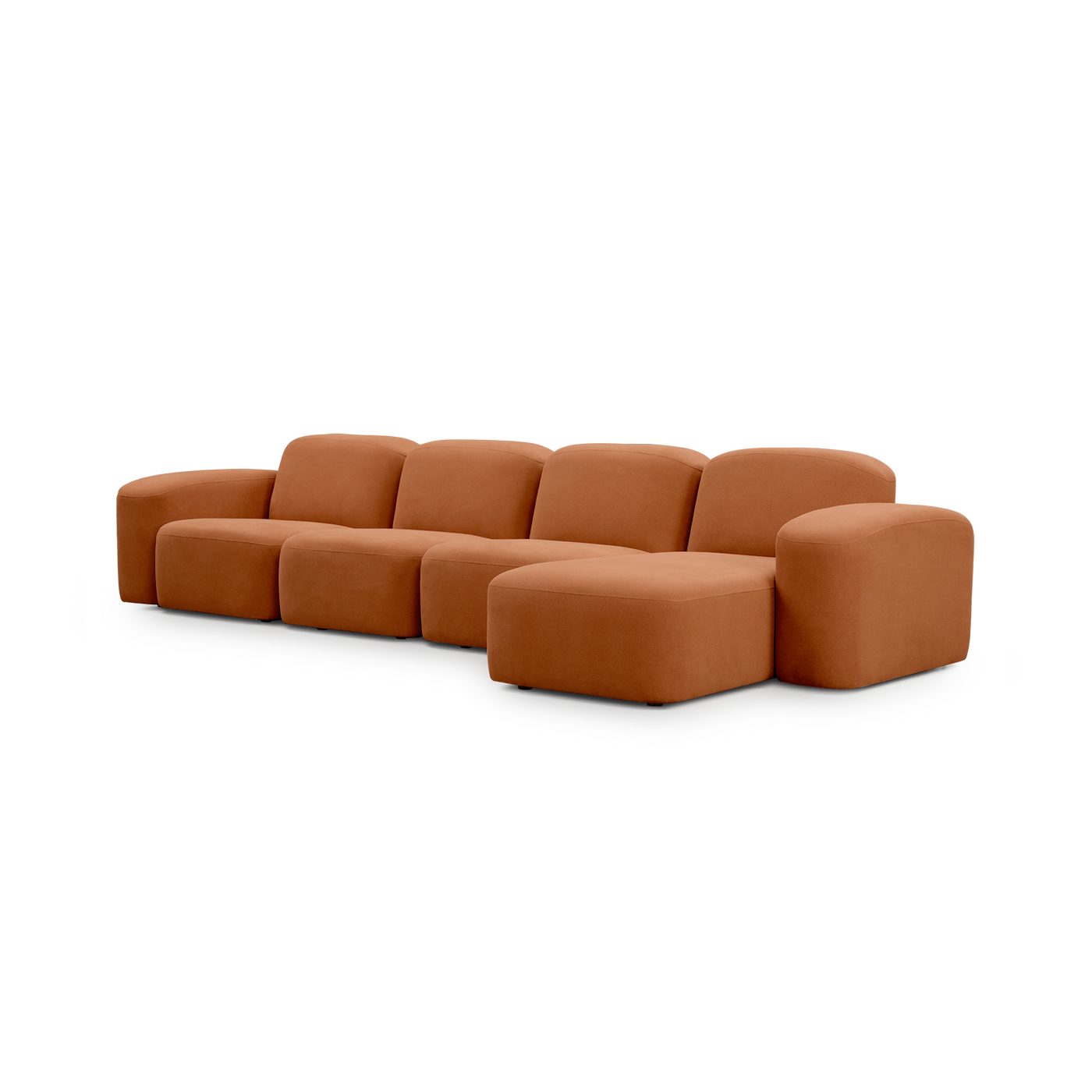 Muse 4 Seat RAF Chaise Sofa - [ Cabarita Hazel ]