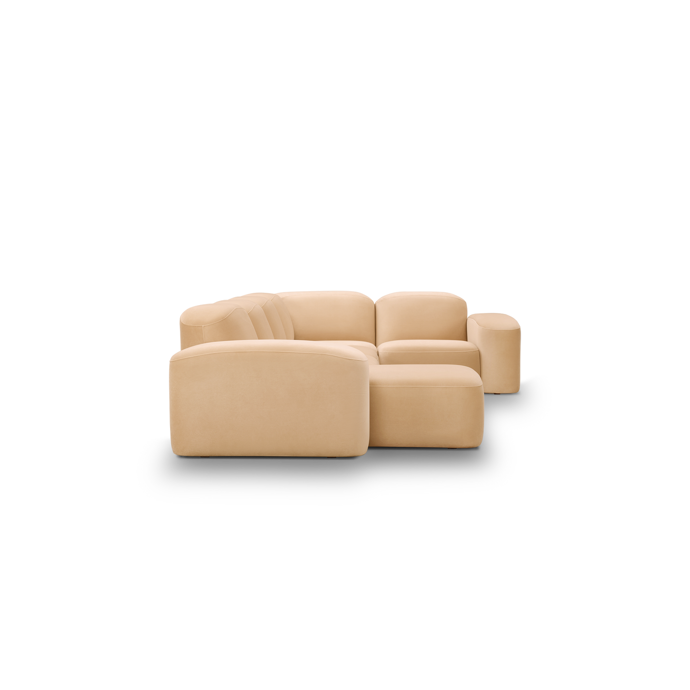 Muse 5 Piece LAF Chaise Modular Sofa - [ Malibu Dune ]