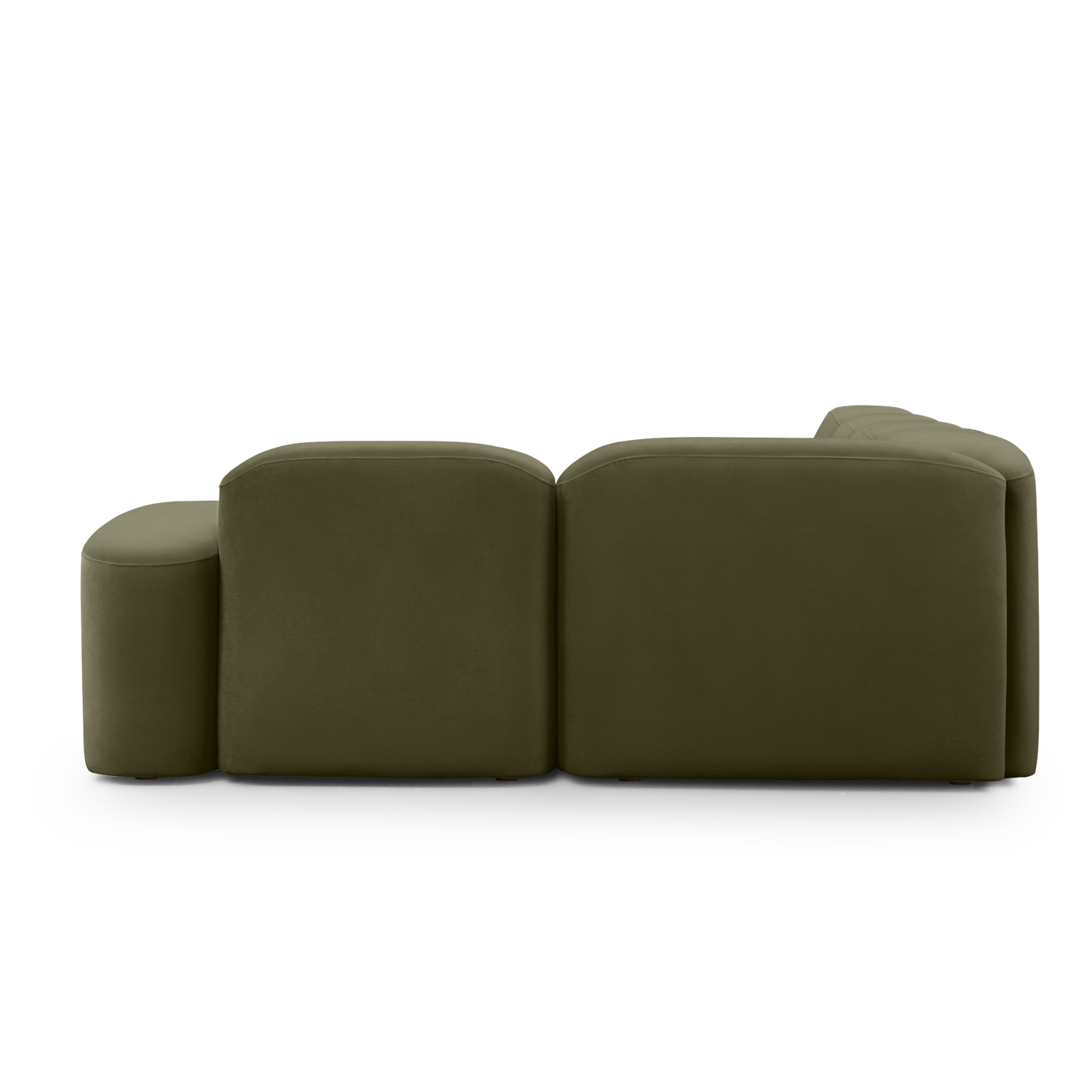 Muse 5 Piece LAF Chaise Modular Sofa - [ Malibu Matcha ]