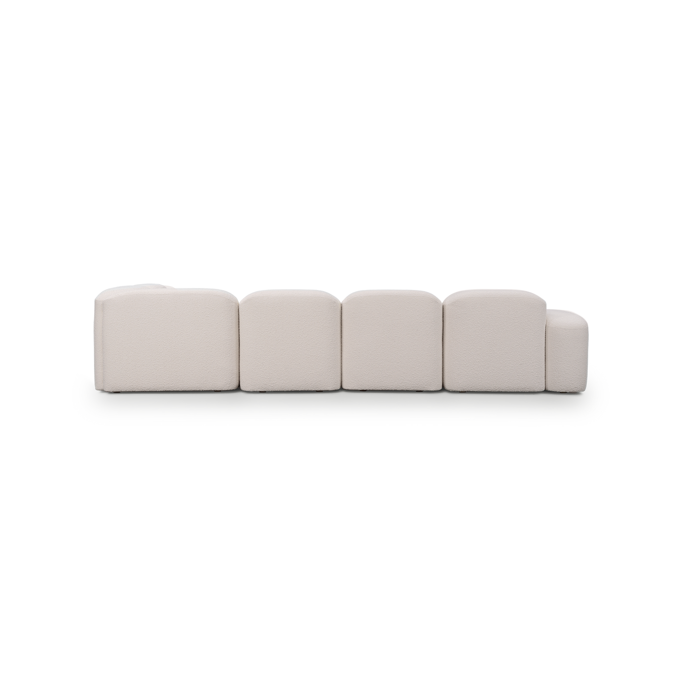 Muse 5 Piece LAF Chaise Modular Sofa - [ Bronte La Creme ]
