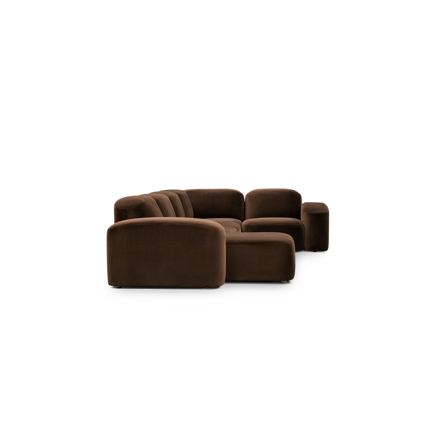 Muse 5 Piece LAF Chaise Modular Sofa - [ Avalon Piccolo ]