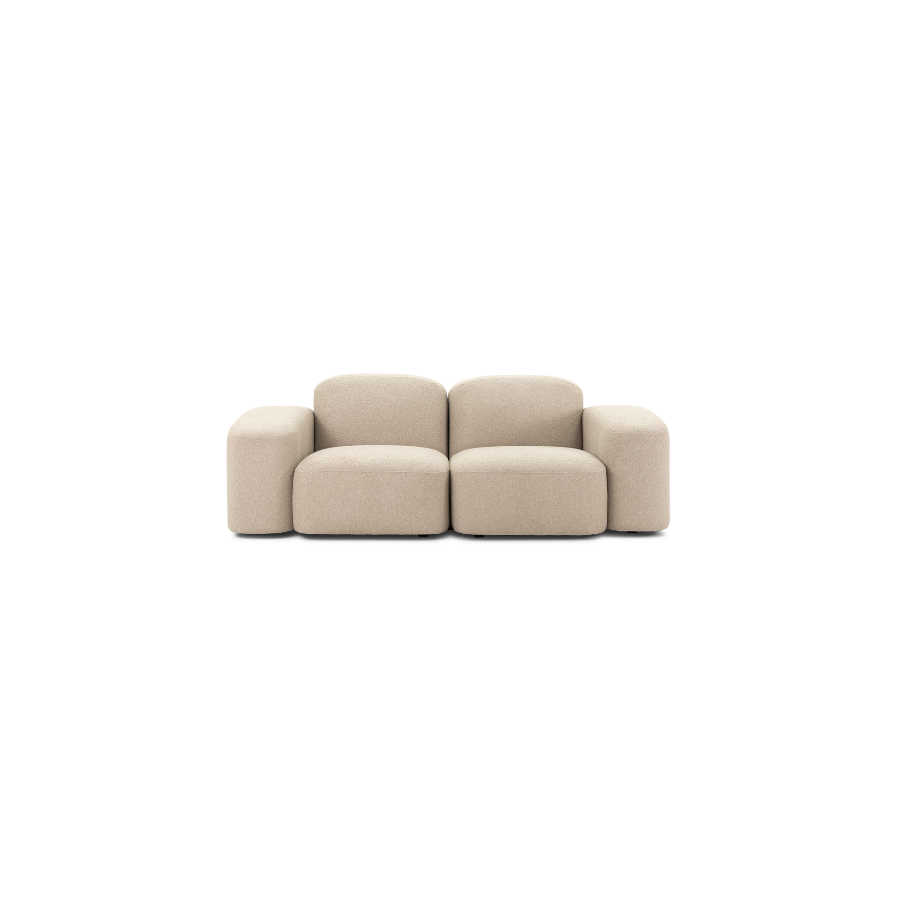 Muse Outdoor 2 Seat Sofa - [ Wategos Blonde ]