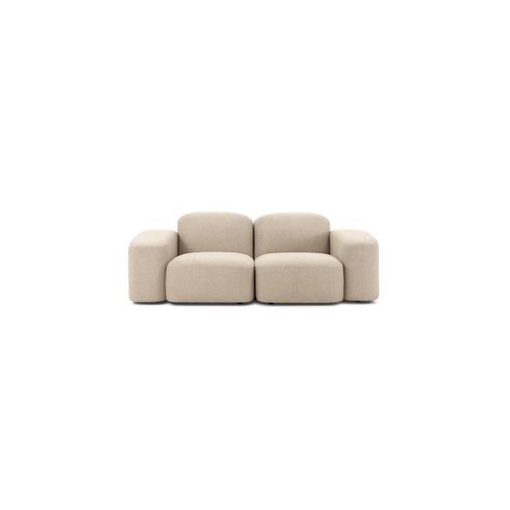 Muse Outdoor 2 Seat Sofa - [ Wategos Blonde ]