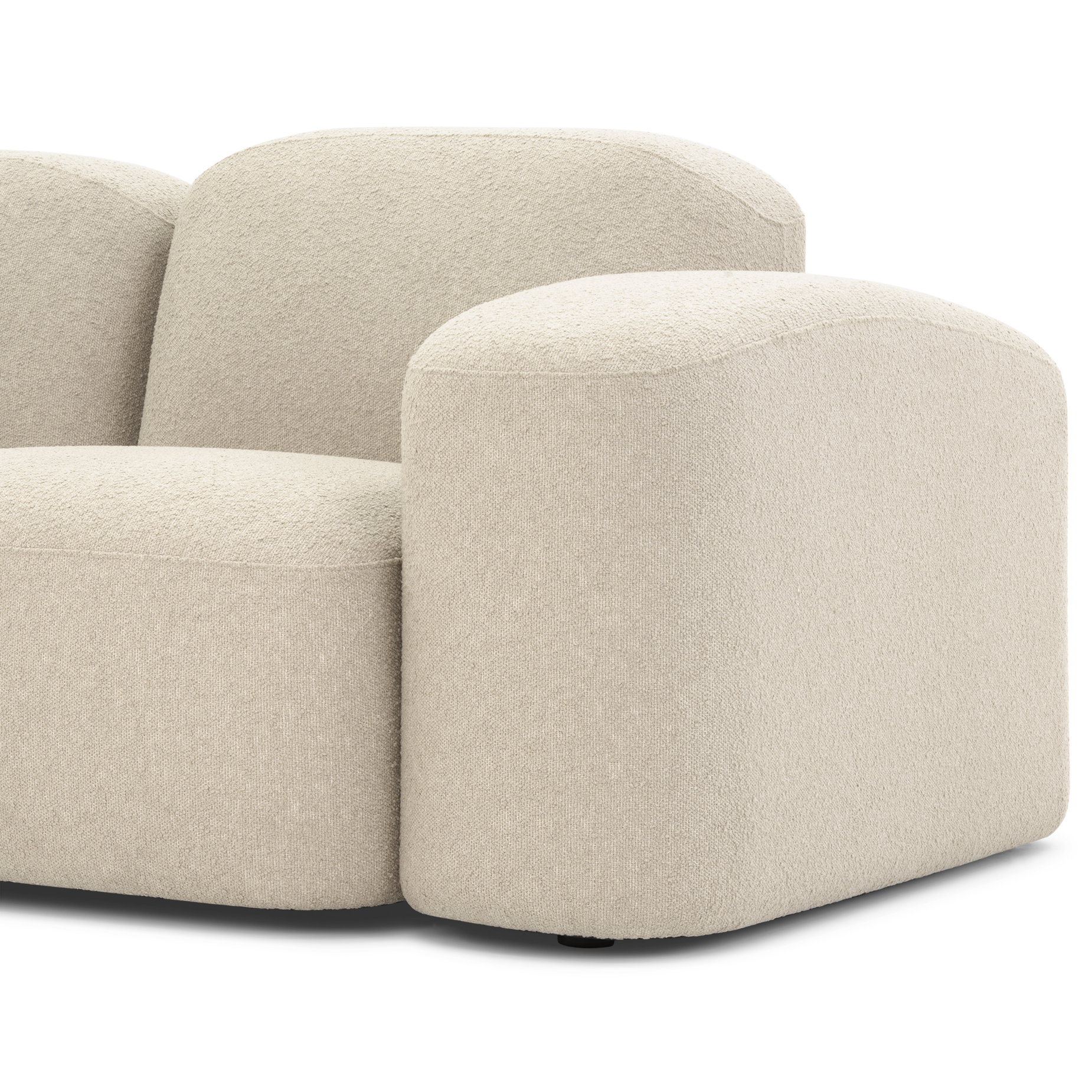 Muse Outdoor 5 Piece Modular Sofa - [ Wategos Blonde ]