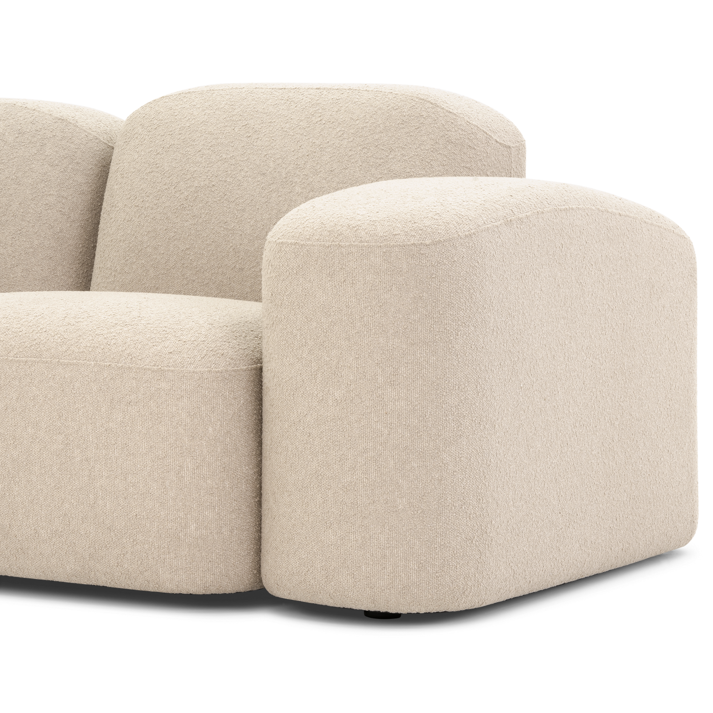 Muse Outdoor 5 Piece Modular Sofa - [ Wategos Blonde ]
