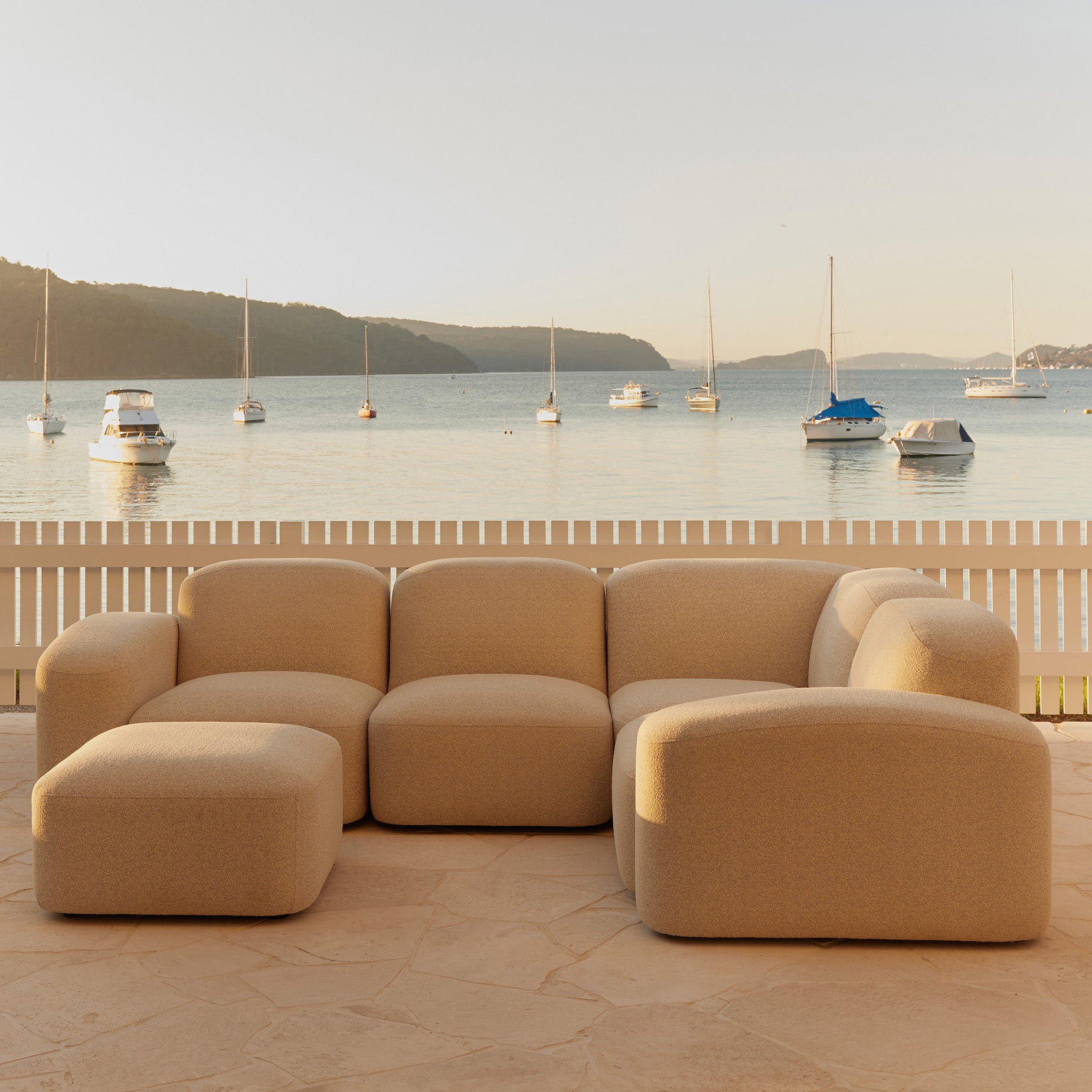 Muse Outdoor 4 Piece Modular Sofa - [ Collaroy Static ]