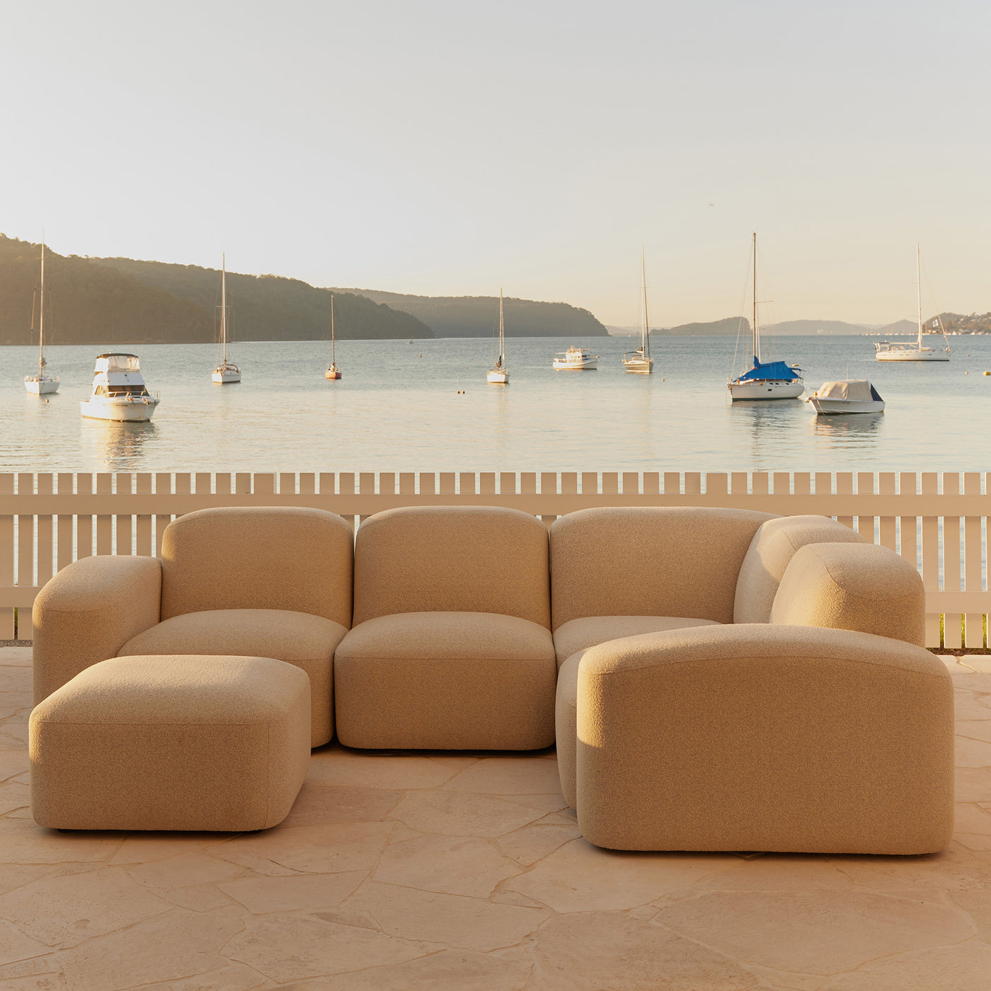 Muse Outdoor 4 Piece Modular Sofa - [ Collaroy Static ]