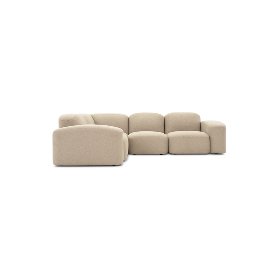 Muse Outdoor 4 Piece Modular Sofa - [ Wategos Blonde ]