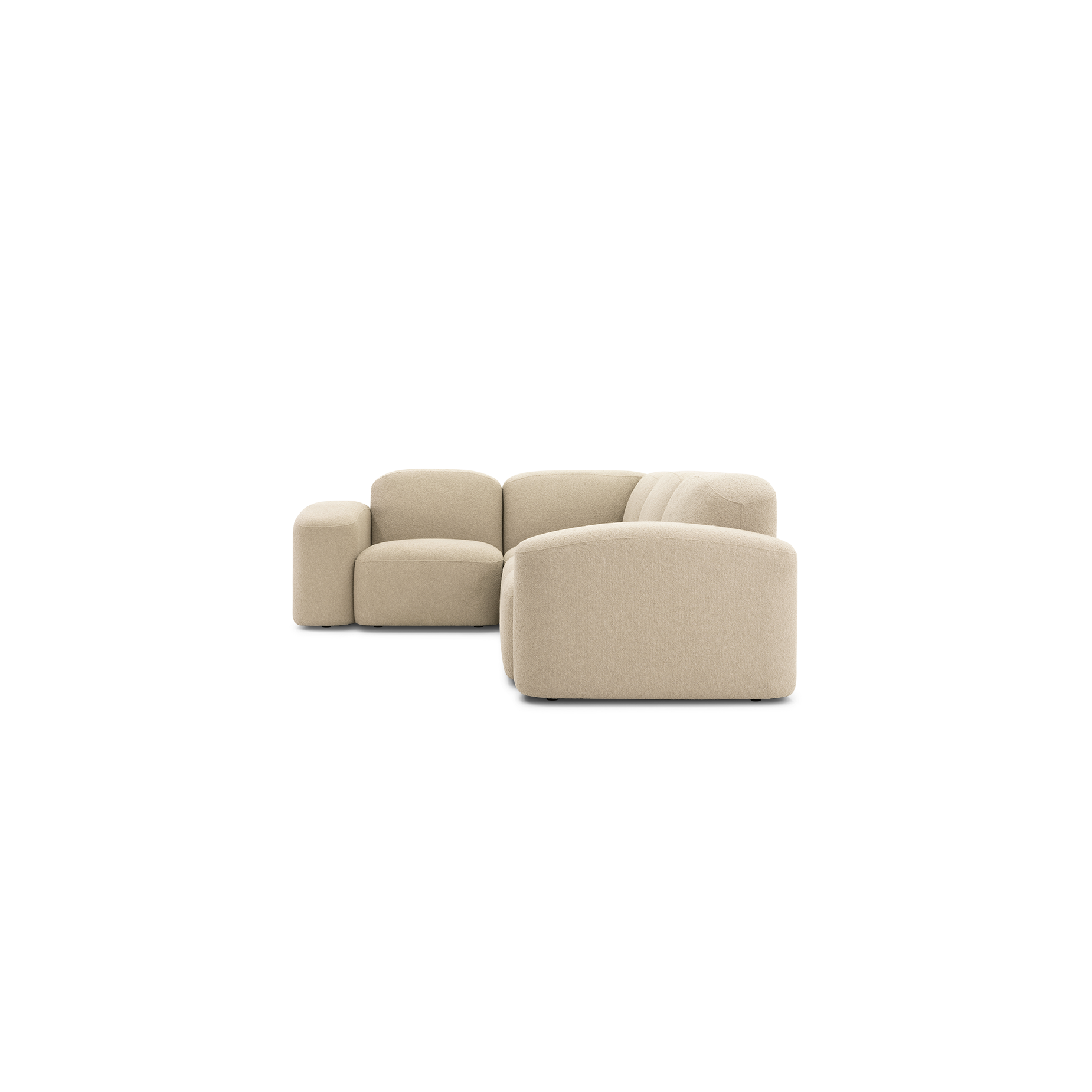 Muse Outdoor 4 Piece Modular Sofa - [ Wategos Blonde ]