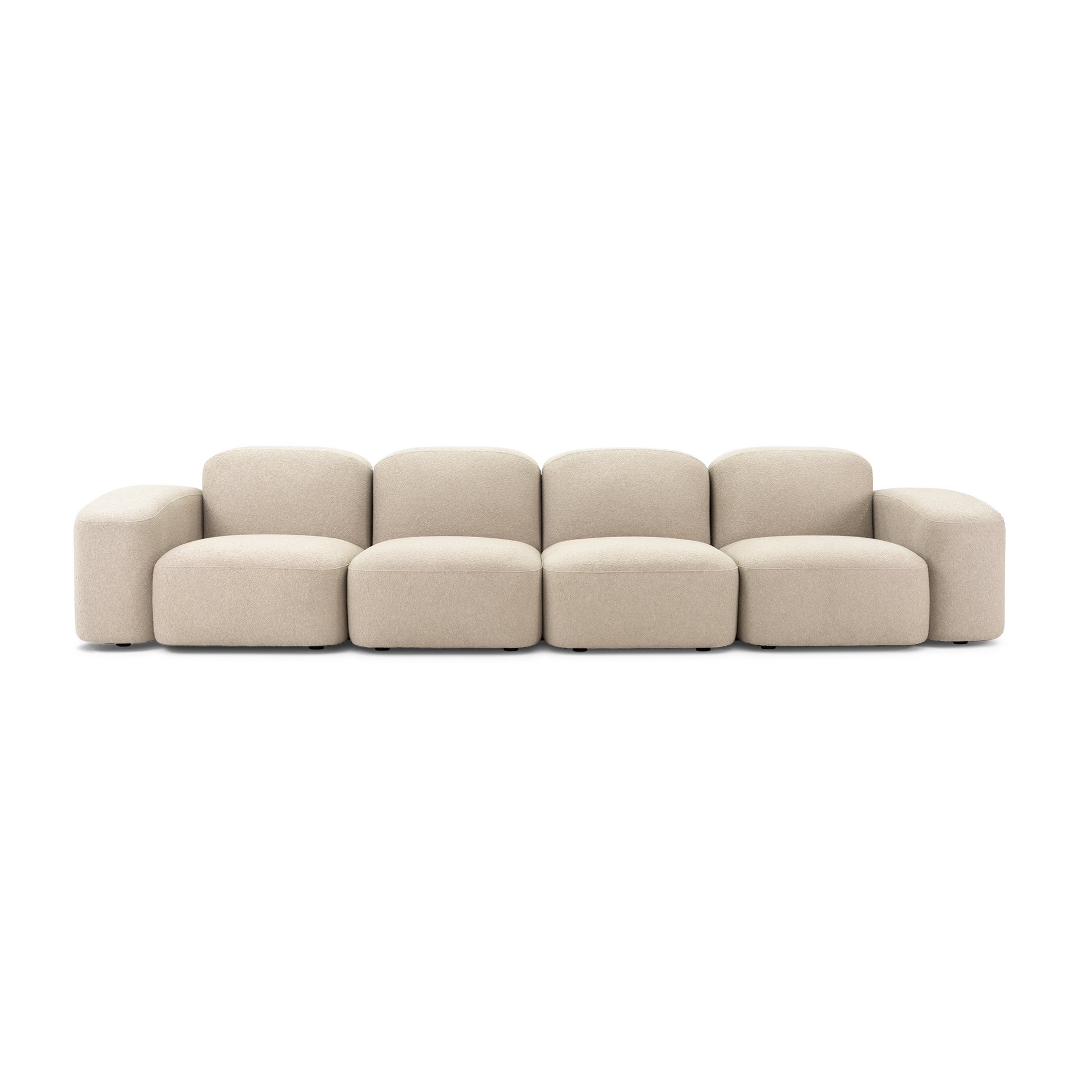 Muse Outdoor 4 Seat Sofa - [ Wategos Blonde ]