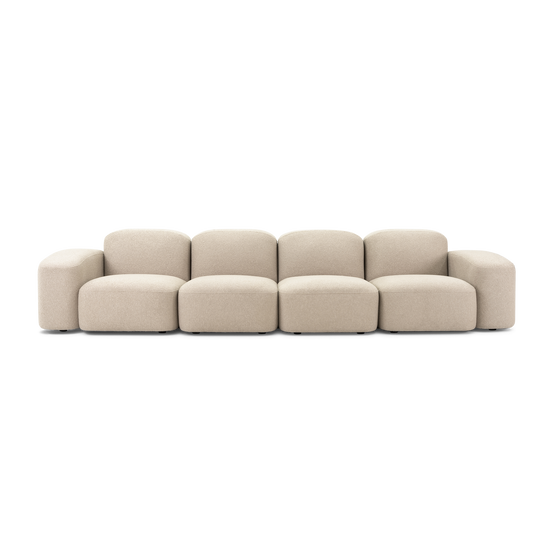 Muse Outdoor 4 Seat Sofa - [ Wategos Blonde ]