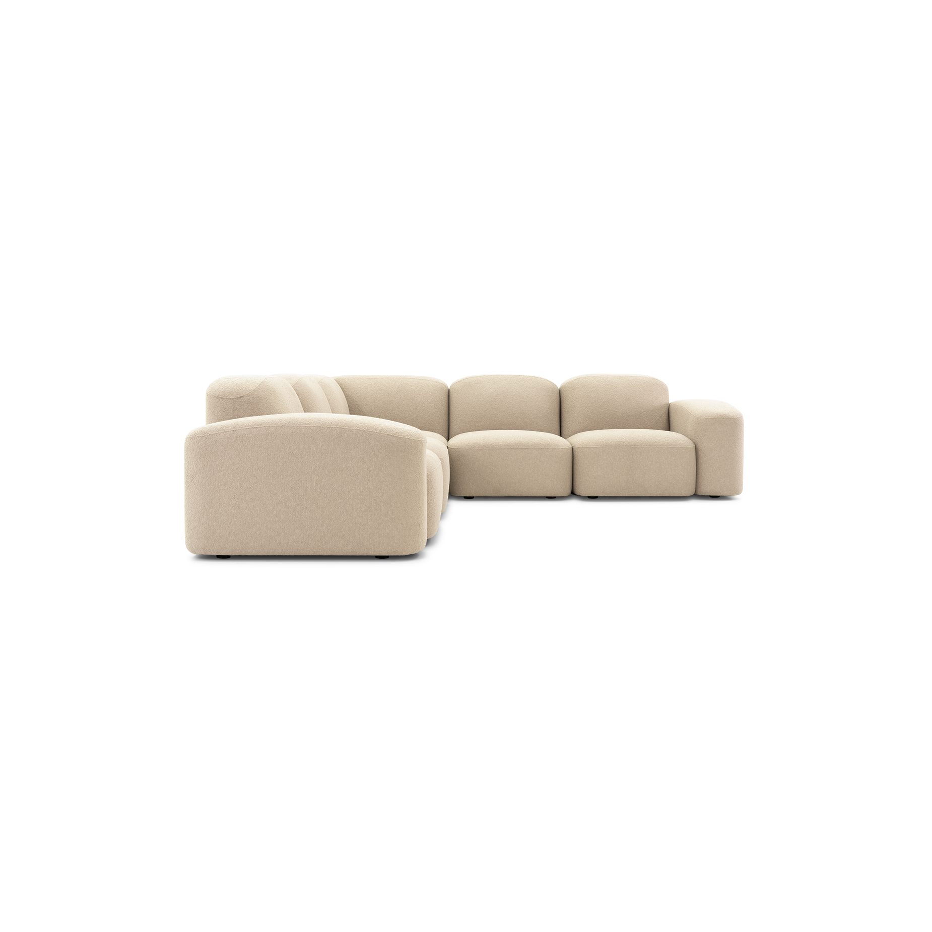 Muse Outdoor 5 Piece Modular Sofa - [ Wategos Blonde ]