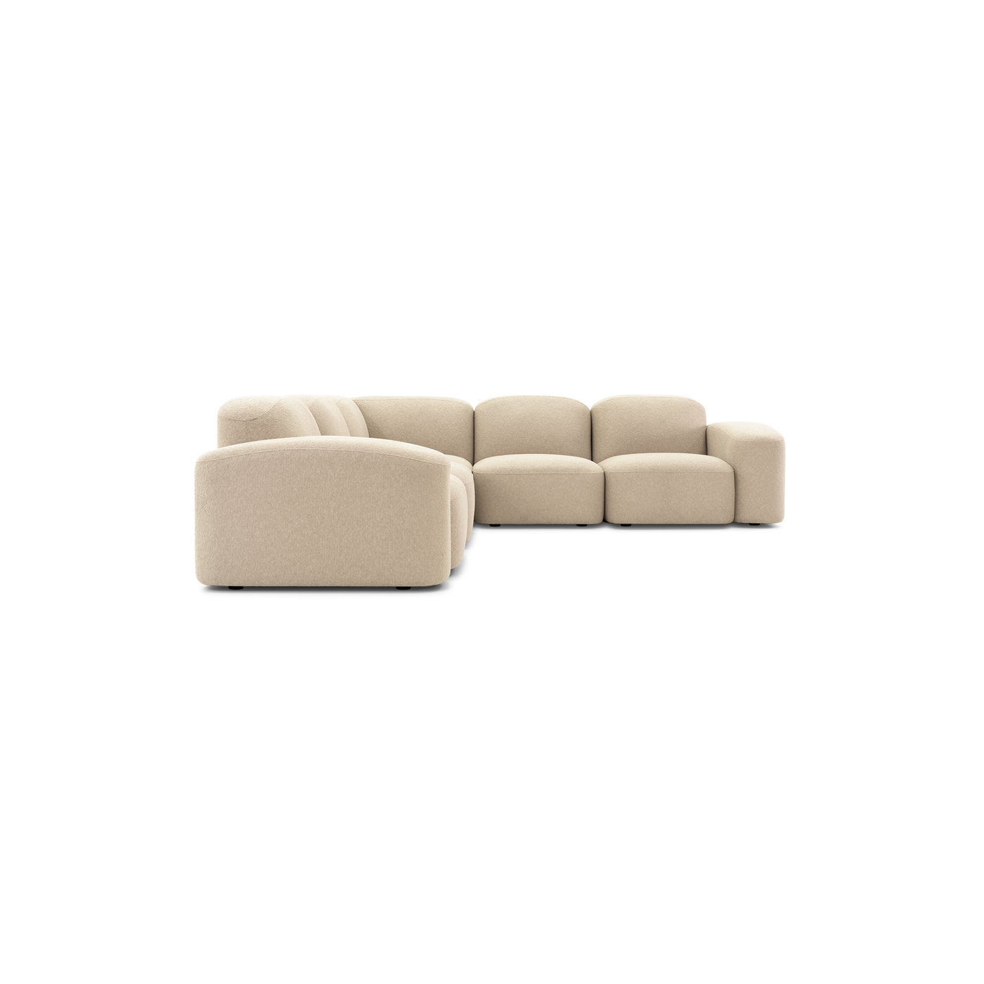 Muse Outdoor 5 Piece Modular Sofa - [ Wategos Blonde ]