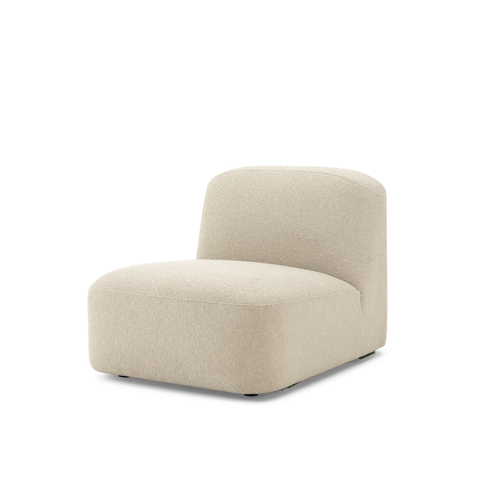 Muse Outdoor Armless Modular Piece - [ Wategos Blonde ]