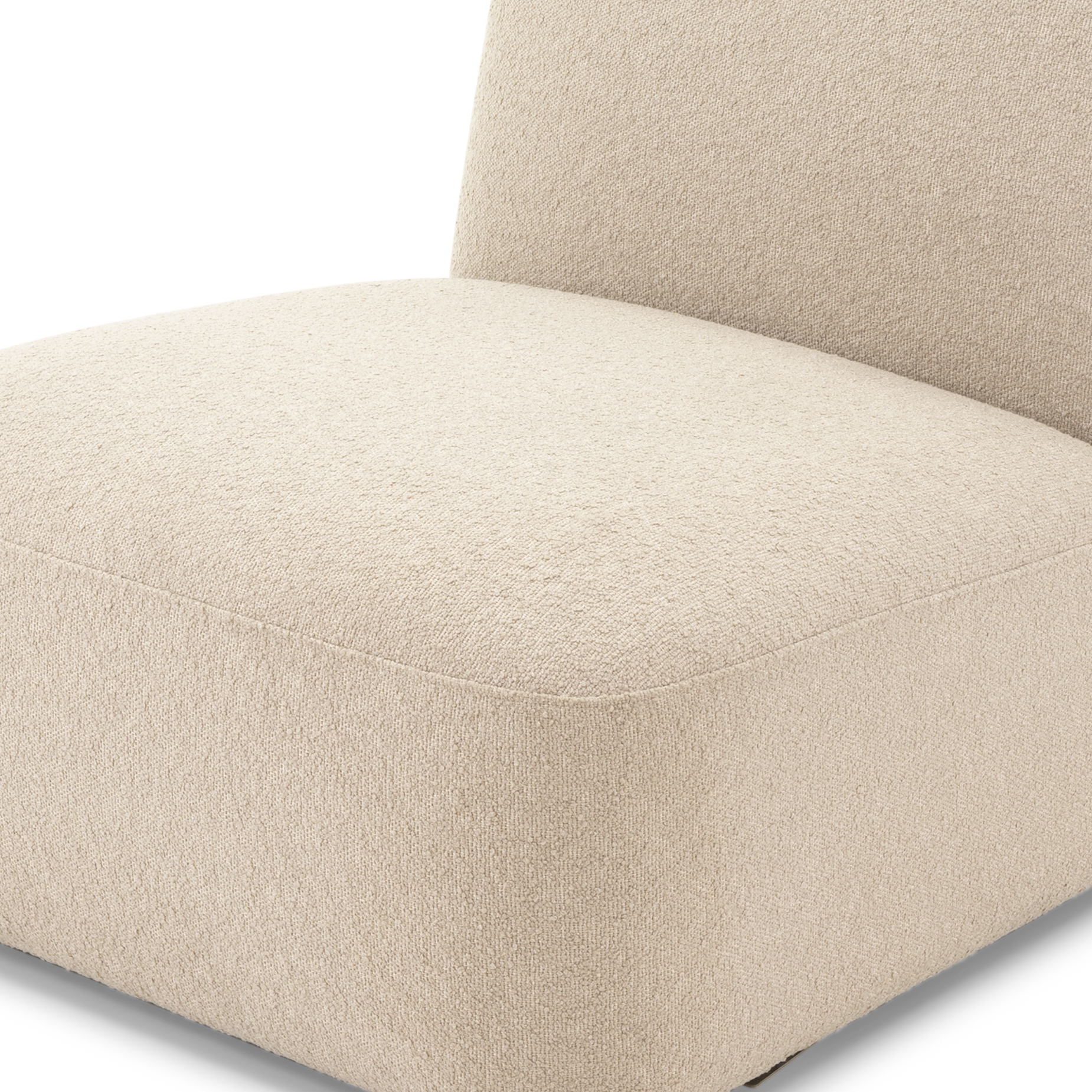 Muse Outdoor Armless Modular Piece - [ Wategos Blonde ]