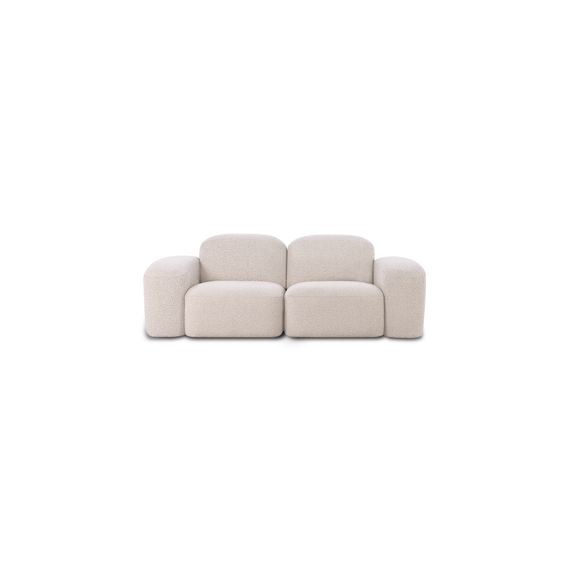 Muse 2 Seat Sofa - [ Bronte La Creme ]