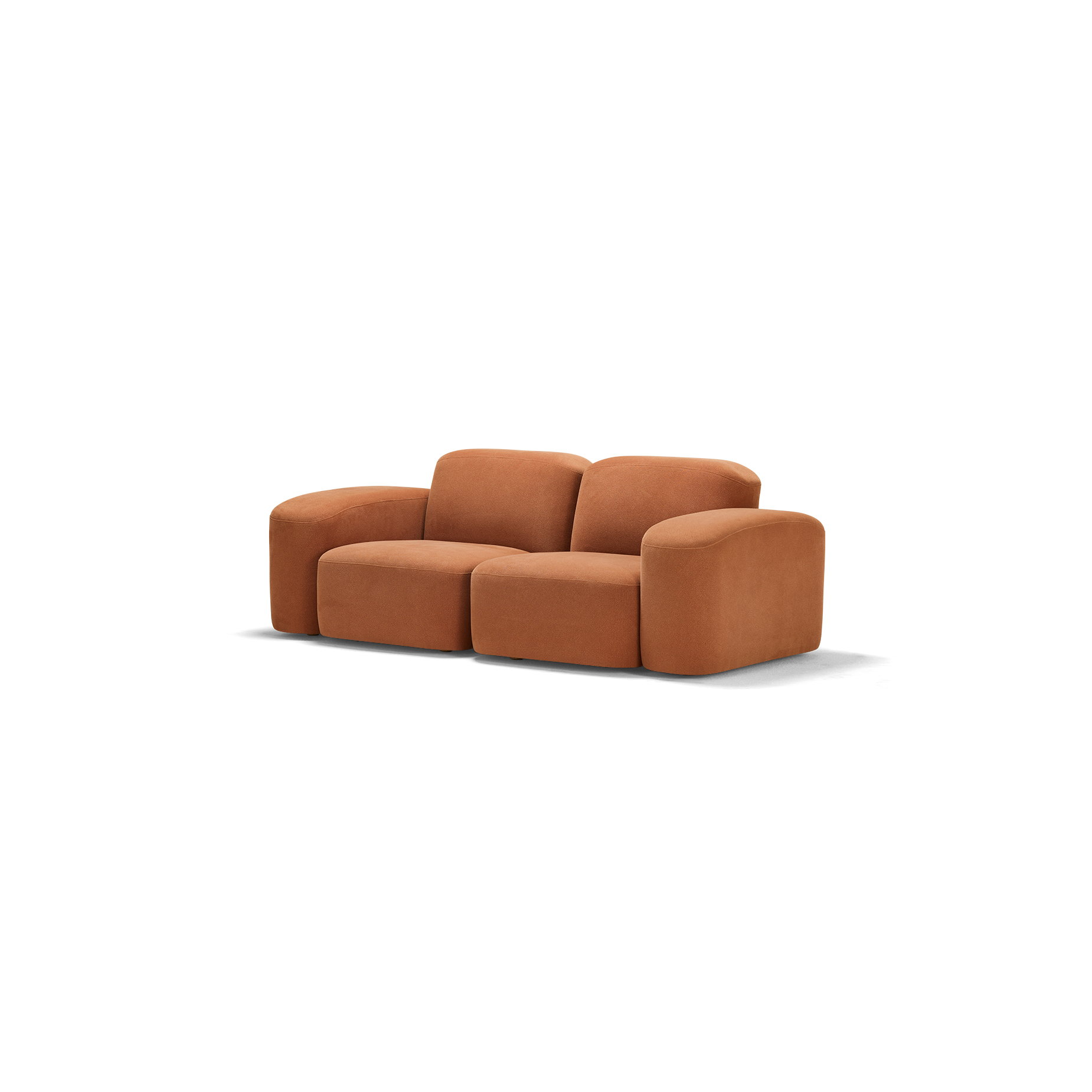 Muse 2 Seat Sofa - [ Cabarita Hazel ]