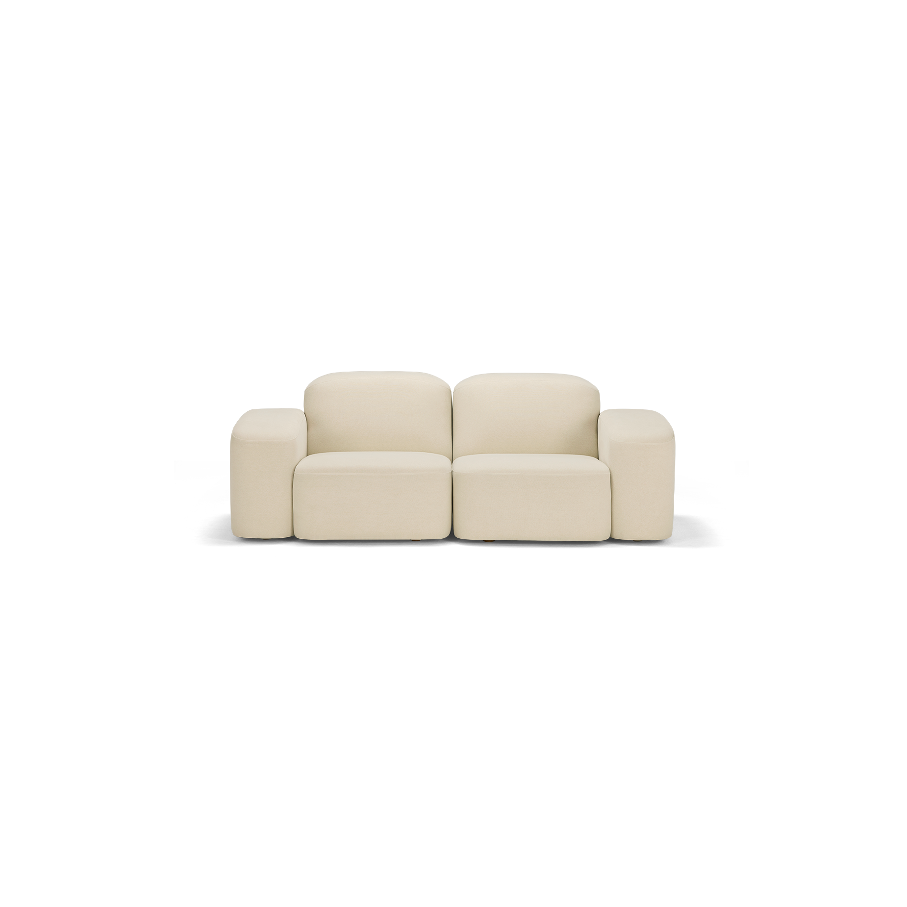 Muse 2 Seat Sofa - [ Cabarita Natural ]