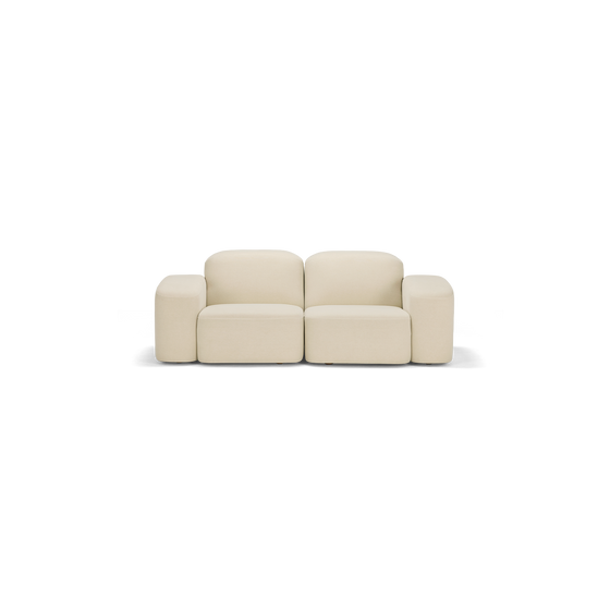 Muse 2 Seat Sofa - [ Cabarita Natural ]