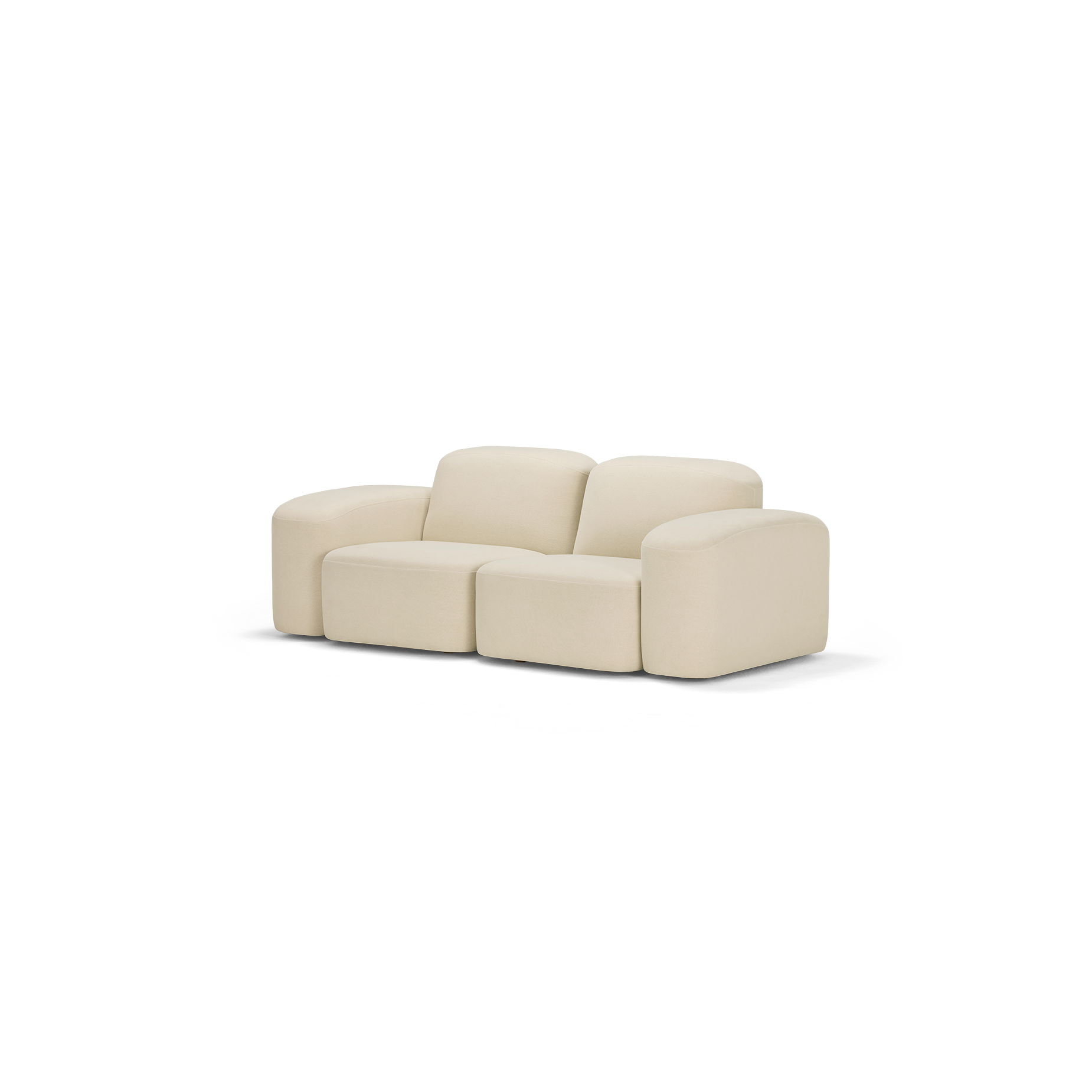 Muse 2 Seat Sofa - [ Cabarita Natural ]