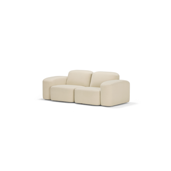 Muse 2 Seat Sofa - [ Cabarita Natural ]