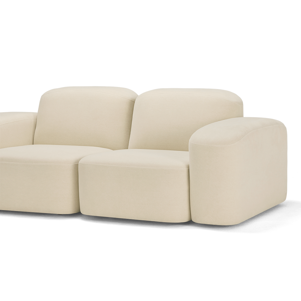 Muse 2 Seat Sofa - [ Cabarita Natural ]